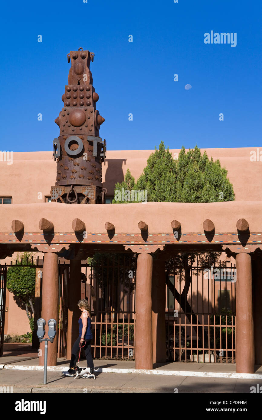 Musée d'Arts autochtones contemporains, Santa Fe, Nouveau Mexique, États-Unis d'Amérique, Amérique du Nord Banque D'Images