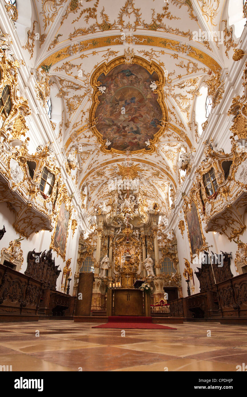 L'ancienne chapelle (ALTE) Kappelle, Regensburg, UNESCO World Heritage Site, Bavaria, Germany, Europe Banque D'Images