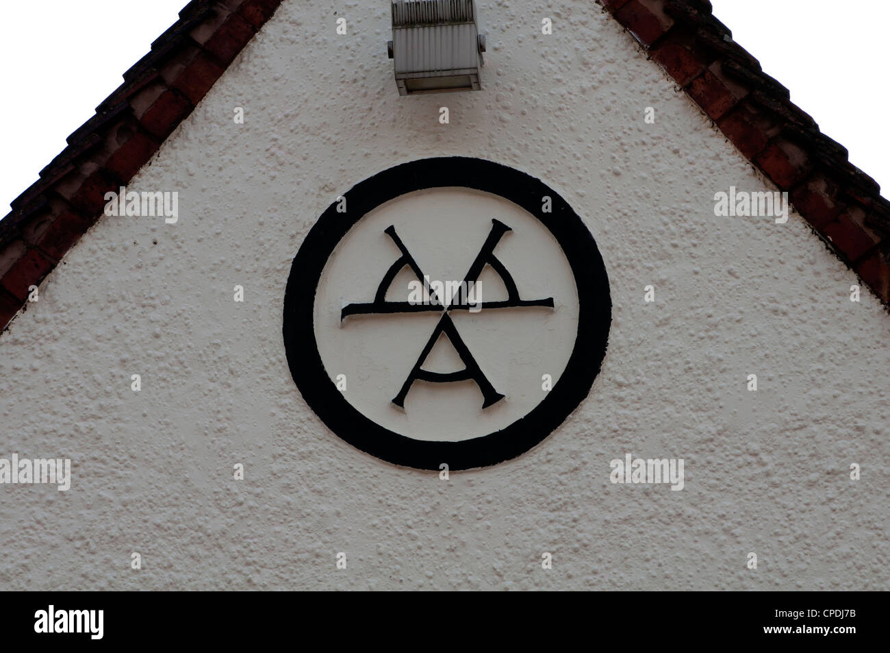 Atkinsons Brewery symbole sur un pub Banque D'Images