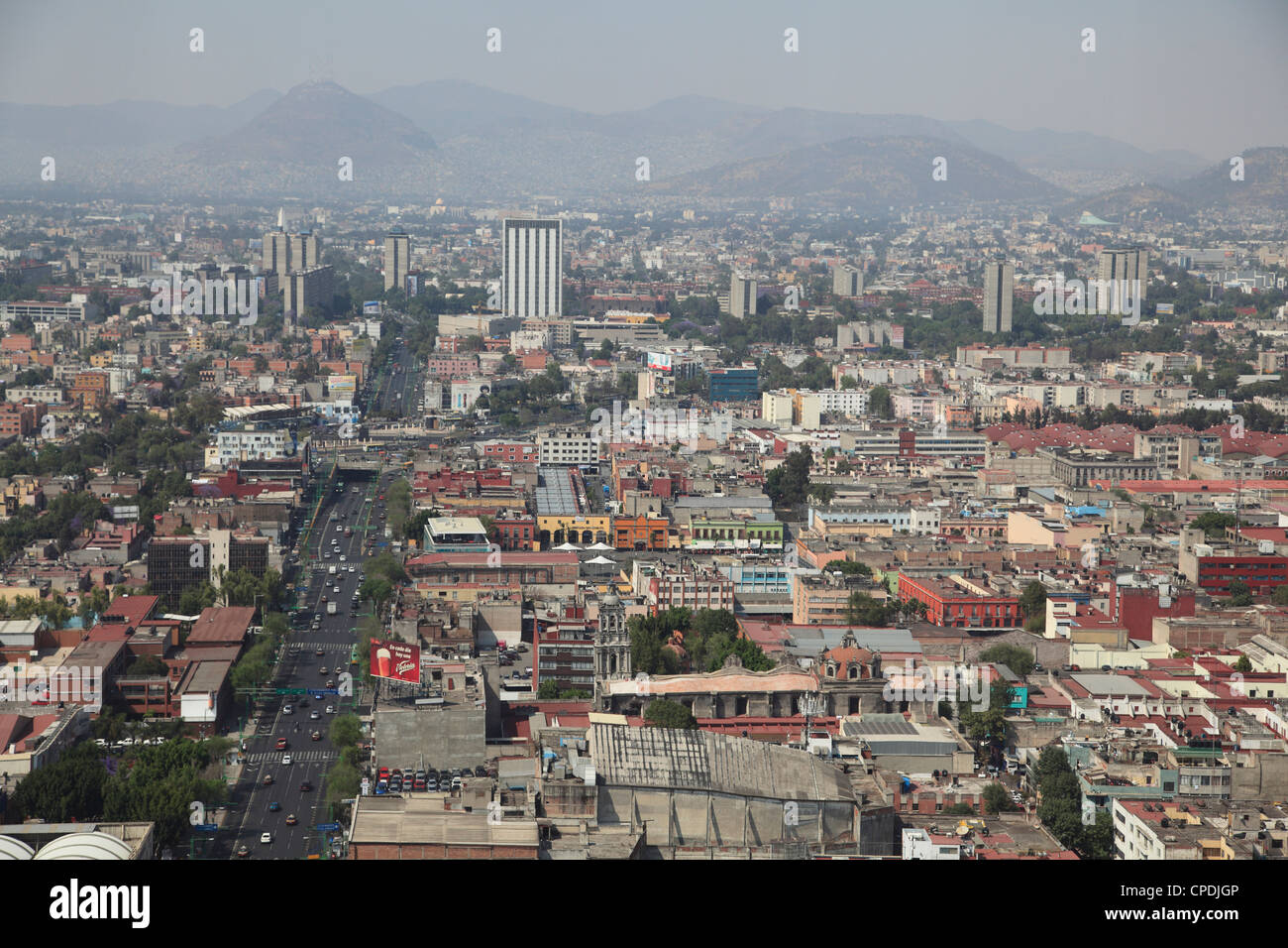 Vue sur le centre-ville de Mexico, Mexico, Mexique, Amérique du Nord Banque D'Images Vue sur le centre-ville de Mexico, Mexico, Mexique, Amérique du Nord Banque D'Images
