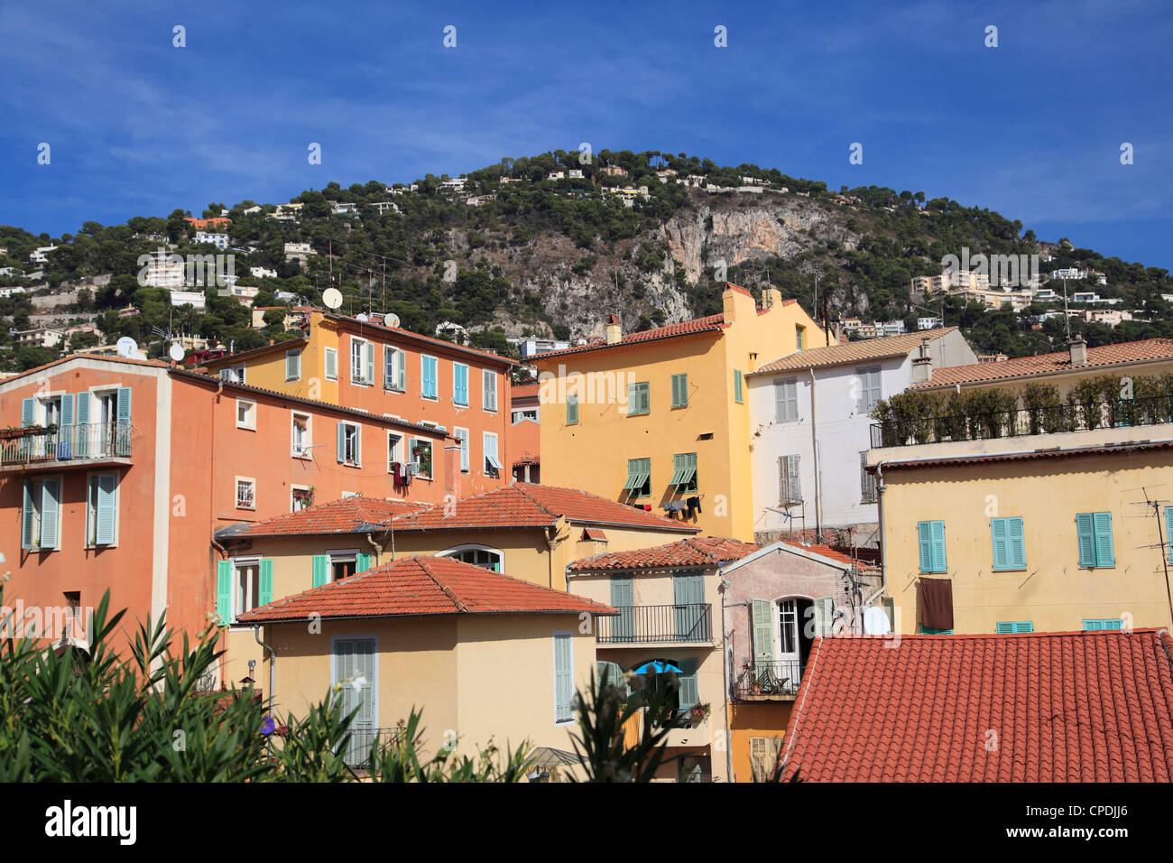 Villefranche sur Mer, Alpes Maritimes, Côte d'Azur, French Riviera, Provence, France, Europe Banque D'Images