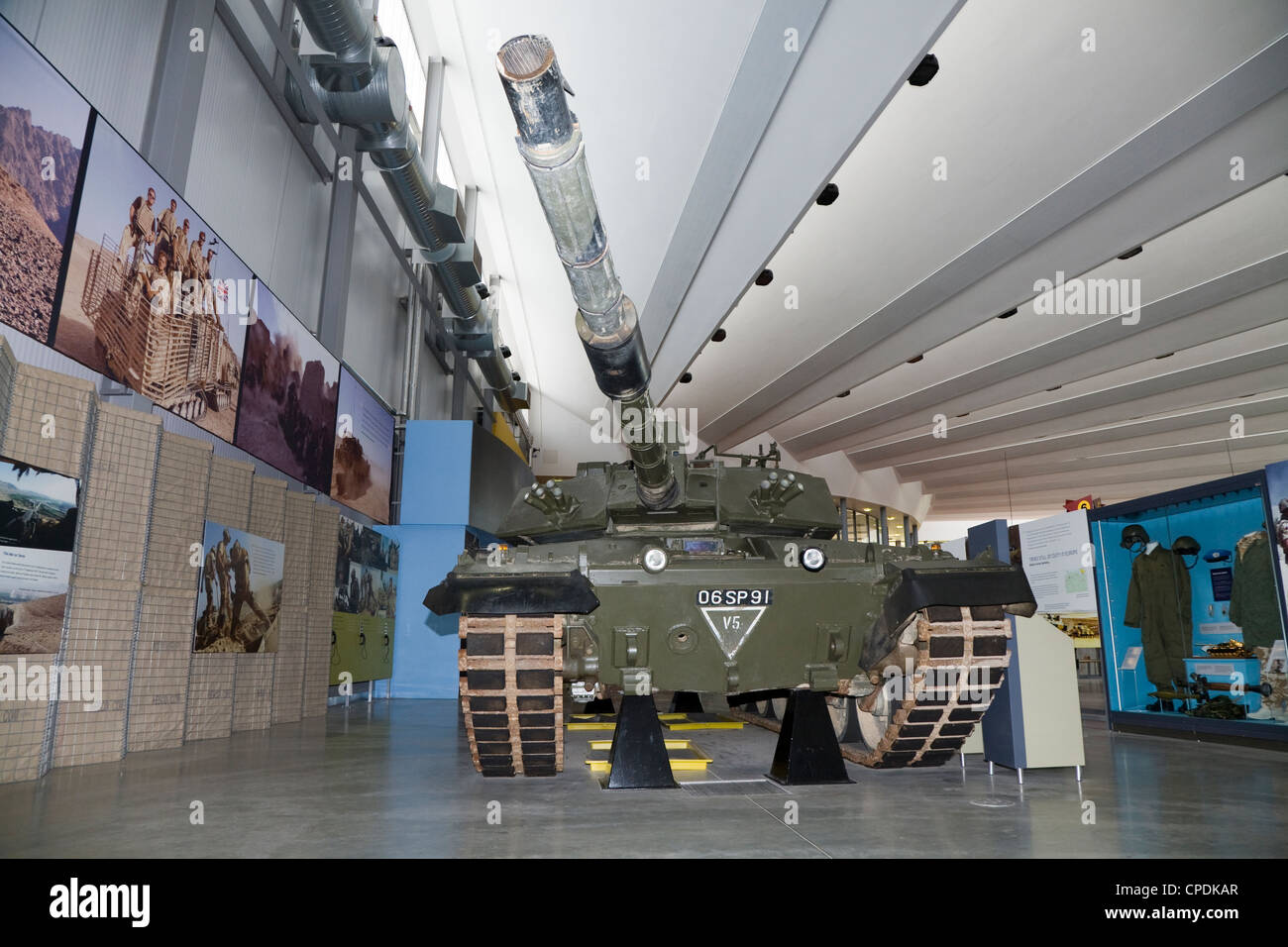 Challenger II / 2 char de combat principal / MBT pièce exposée au Musée de réservoir, Bovington, dans le Dorset. UK. Banque D'Images