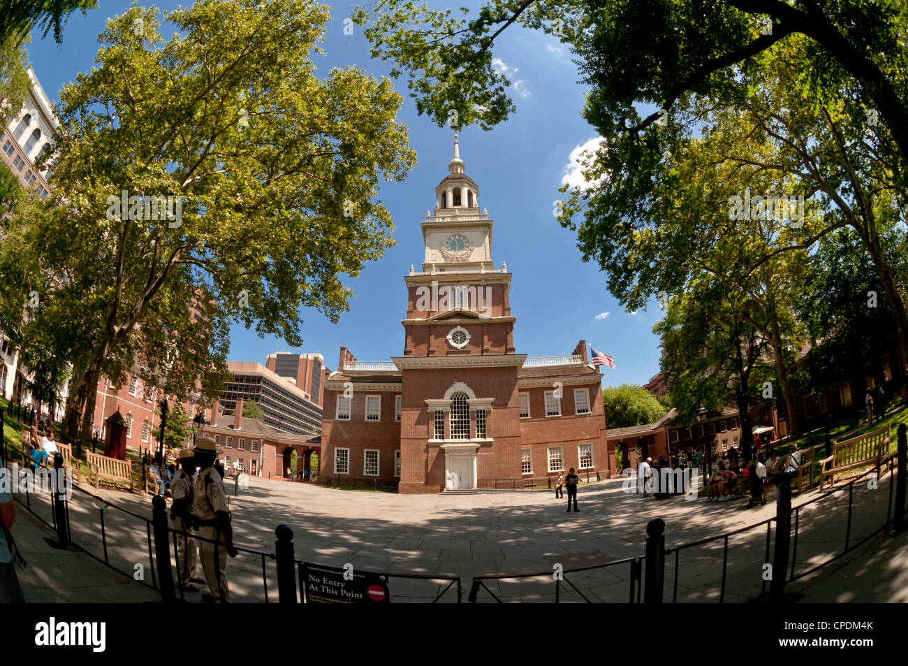 L'Independence Hall, l'Independence National Historical Park, Philadelphie, Pennsylvanie, USA Banque D'Images