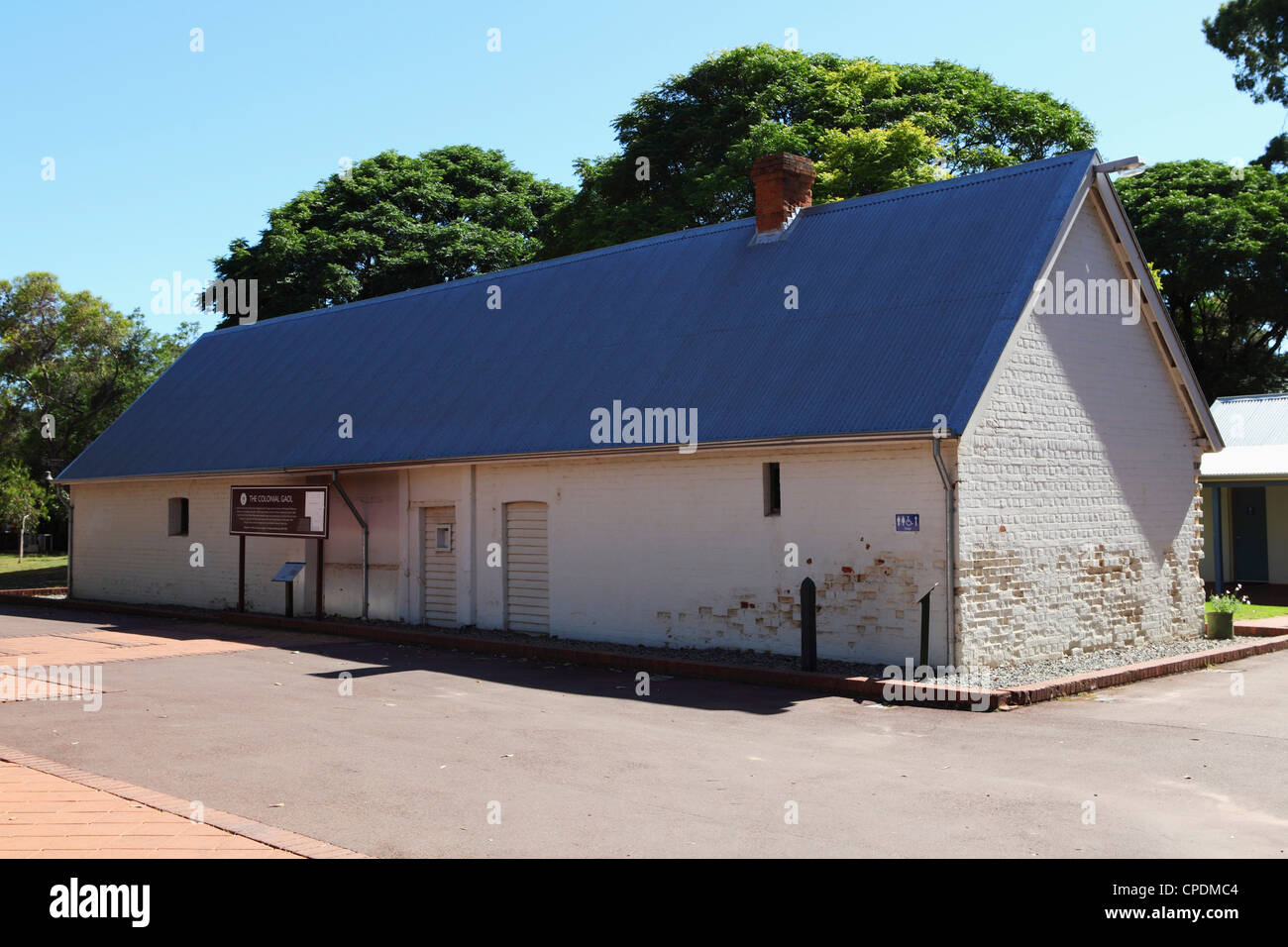 La prison coloniale, datant de l'époque de la colonisation de l'ouest de l'Australie, Guildford, l'ouest de l'Australie, l'Australie, du Pacifique Banque D'Images