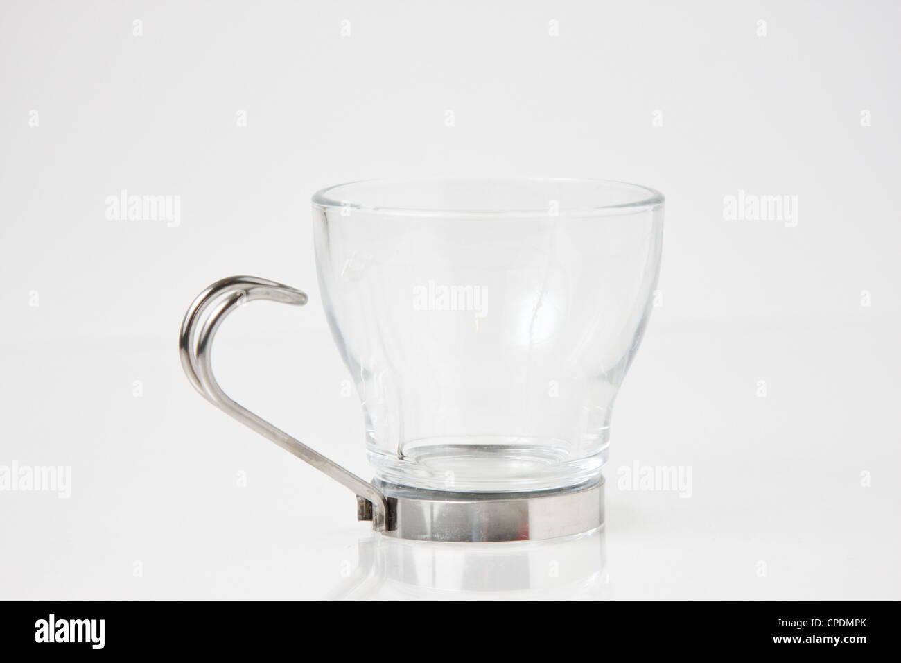 Espresso cup tasse verre vide Banque D'Images Espresso cup tasse verre vide Banque D'Images
