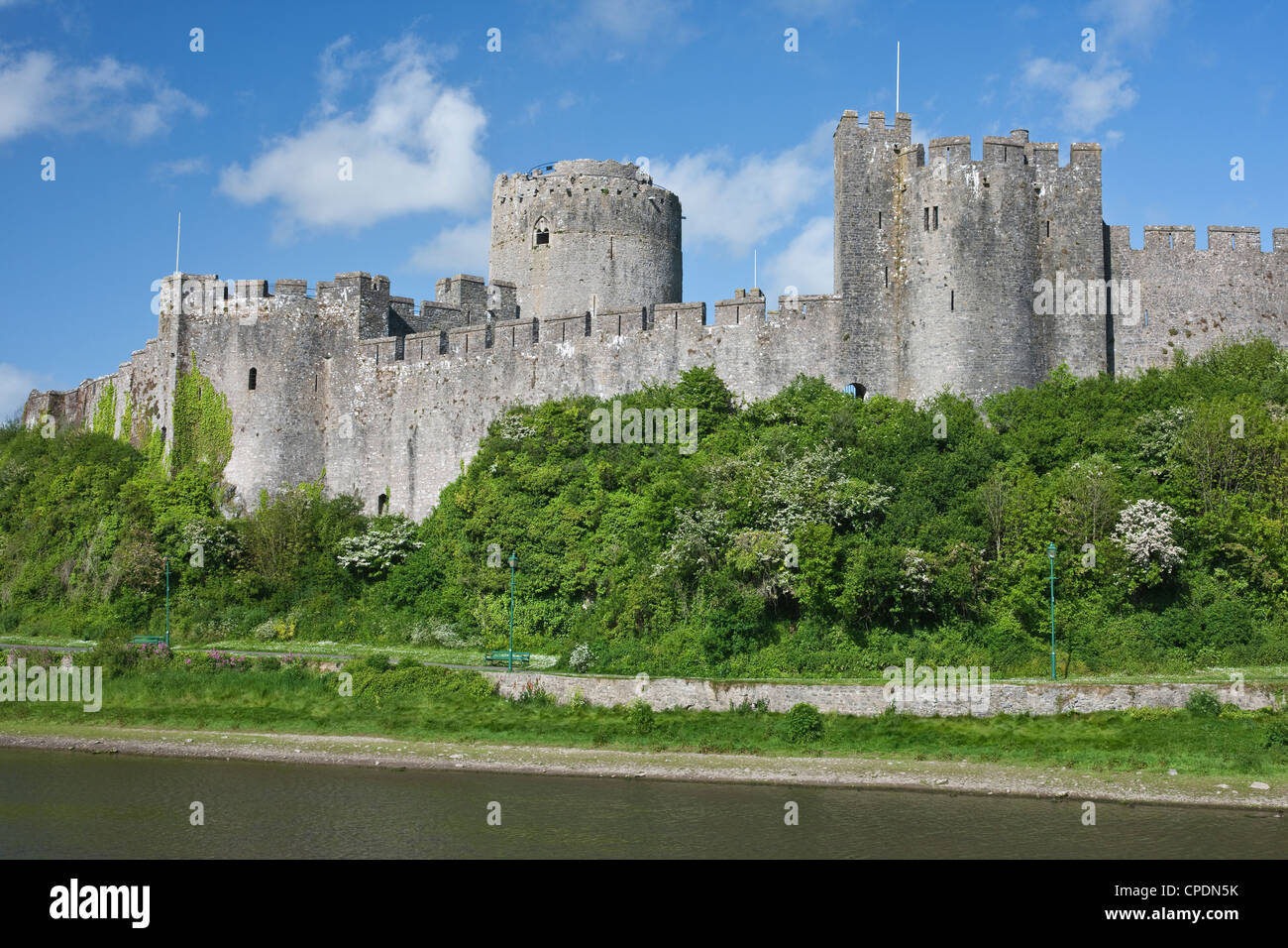 Château de Pembroke, Pembrokeshire, Pays de Galles, Royaume-Uni, Europe Banque D'Images