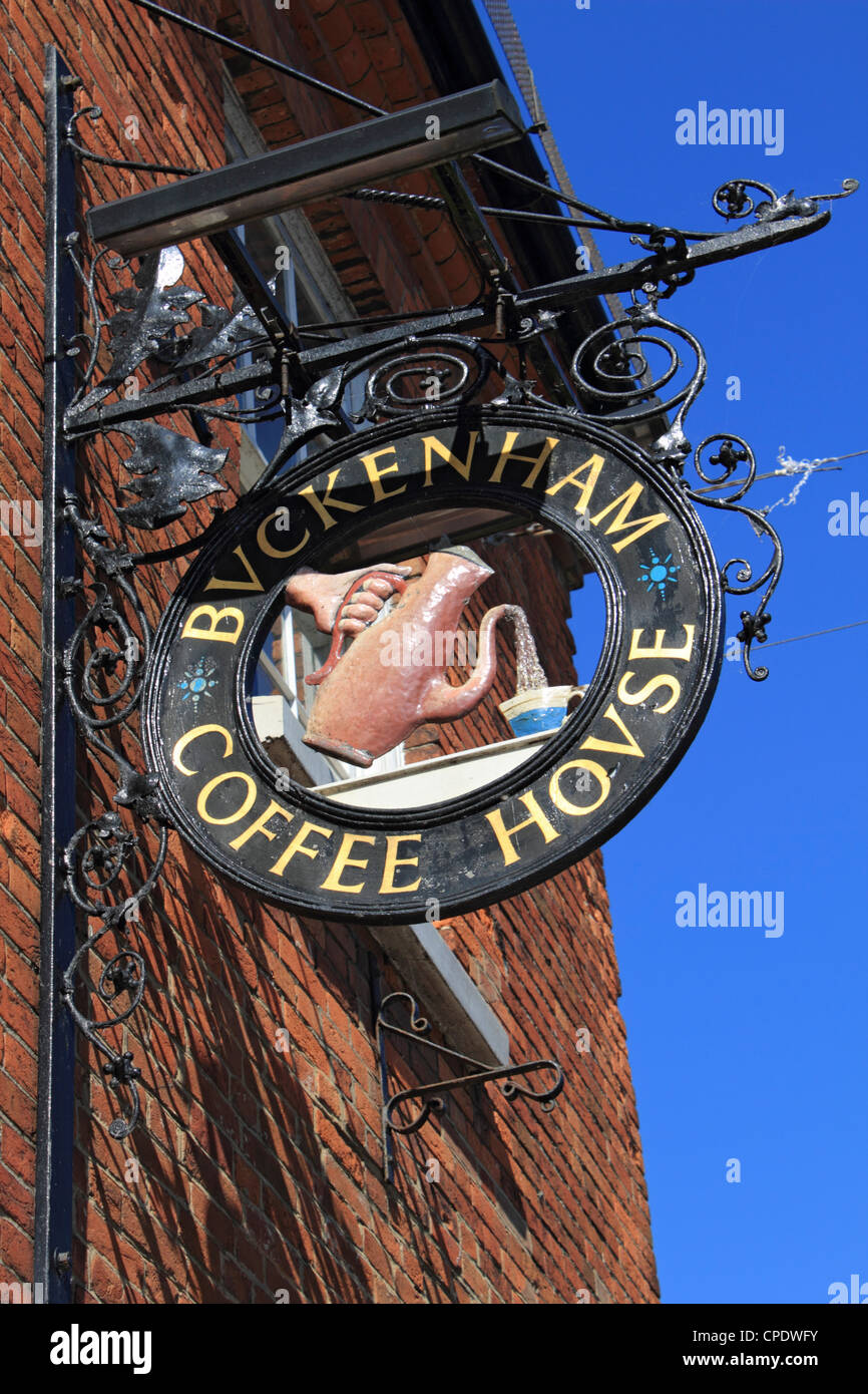 Buckenham ainsi que Coffee House England UK Suffolk Southwold Banque D'Images