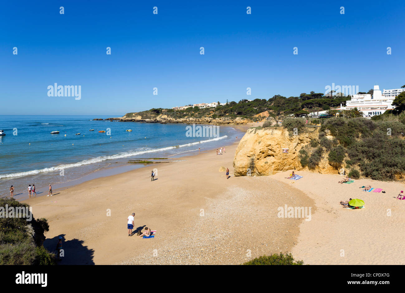 Praia da Oura, Albufeira, Algarve, Portugal Banque D'Images