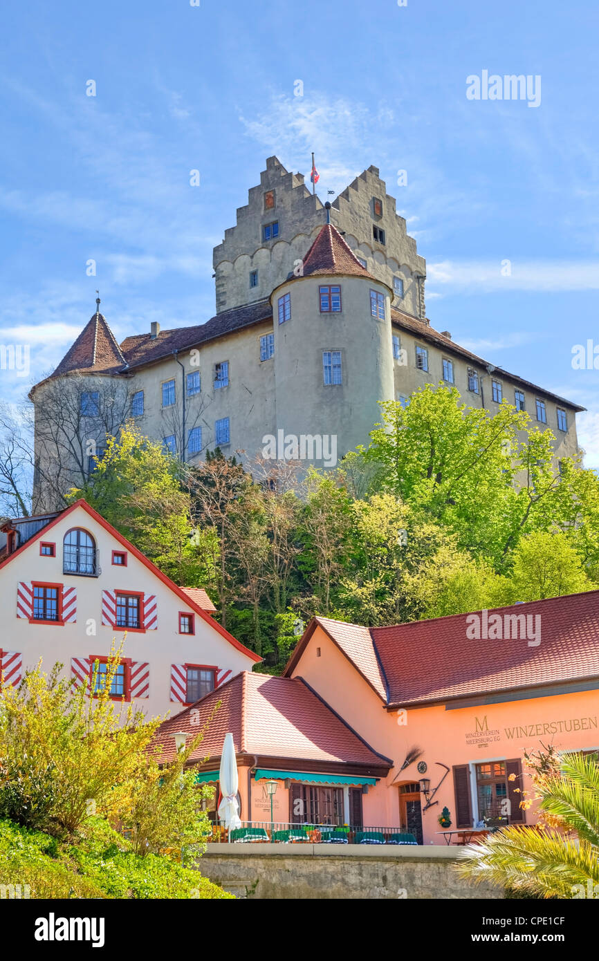 Meersburg, Lac de Constance, Baden-Wurttemberg, Allemagne Banque D'Images