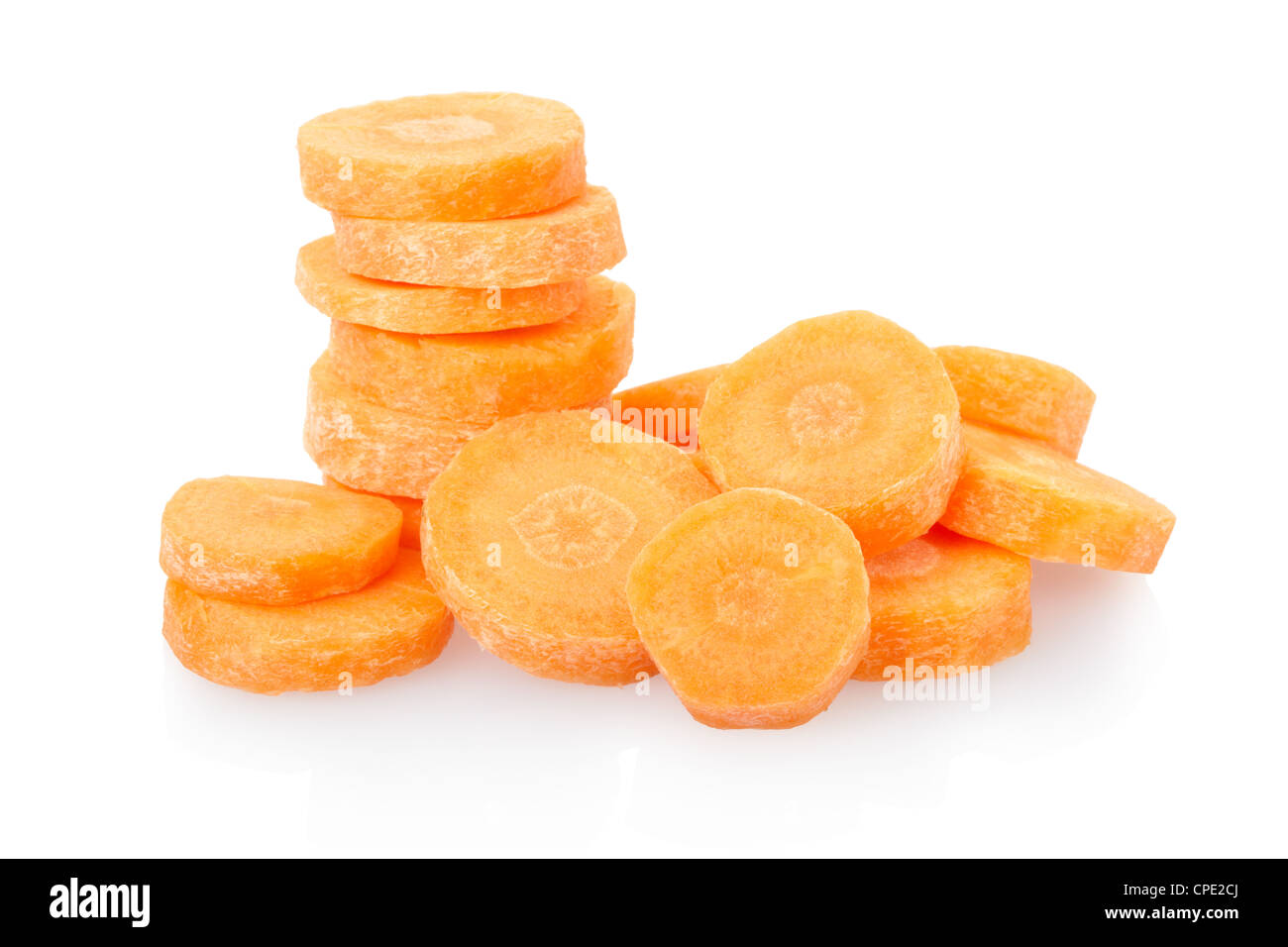 Carottes, en heap Banque D'Images