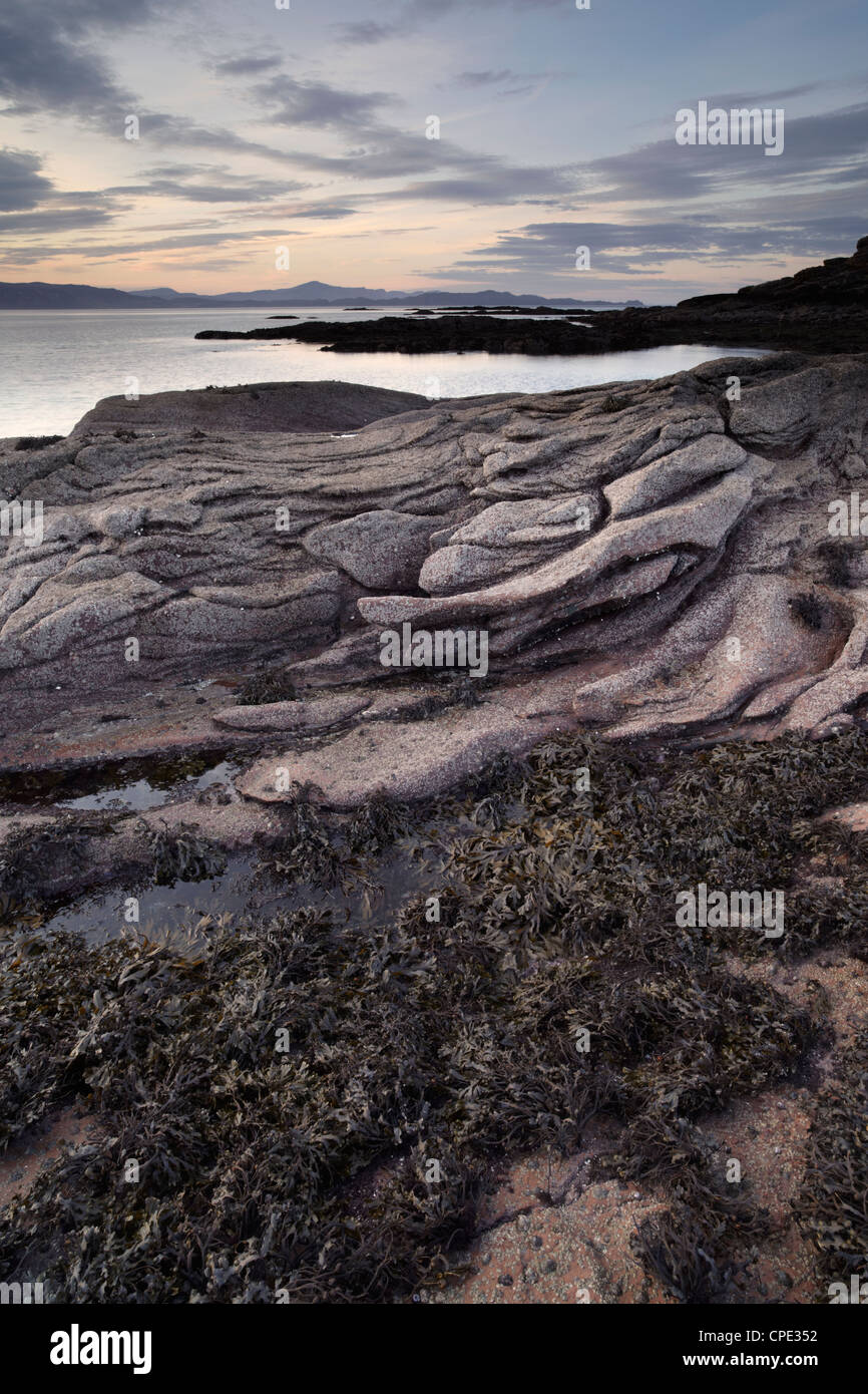 La magnifique côte de la péninsule à Saint-Ardban, Ross Shire, Ecosse, Royaume-Uni, Europe Banque D'Images