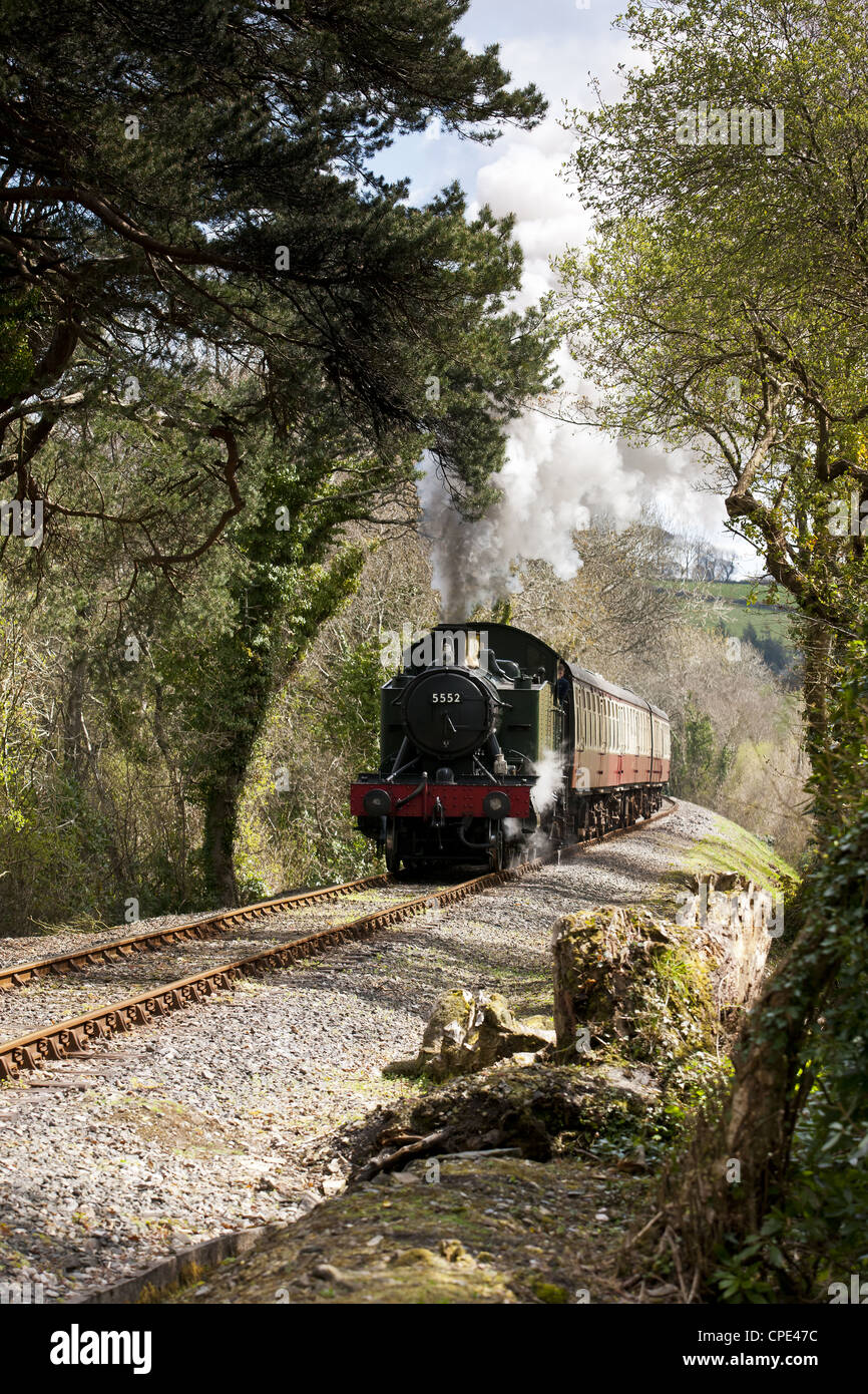 Bodmin & Wenford Chemin de fer à vapeur Banque D'Images