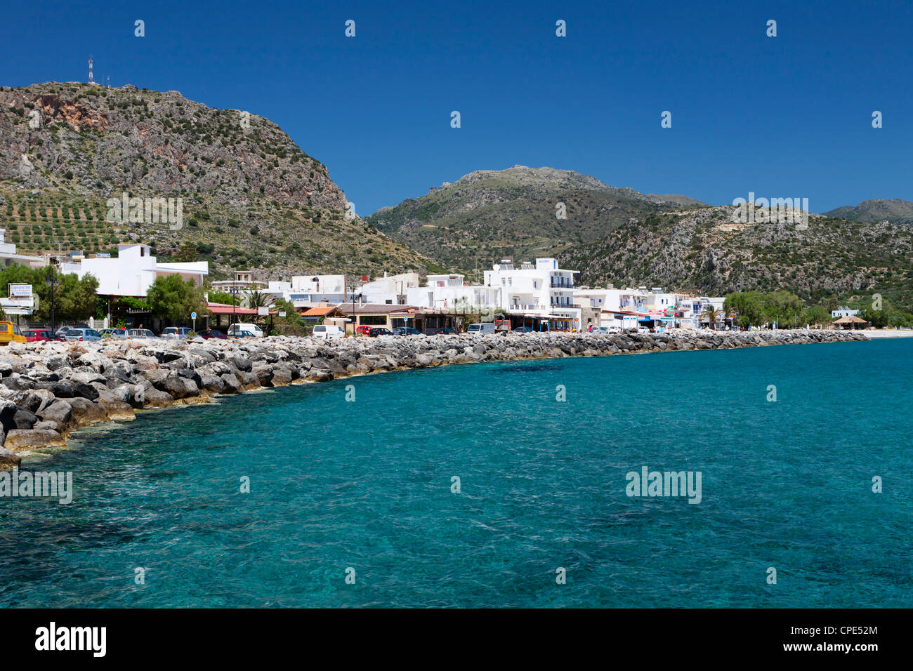 Paleohora, région de La Canée, Crète, îles grecques, Grèce, Europe Banque D'Images