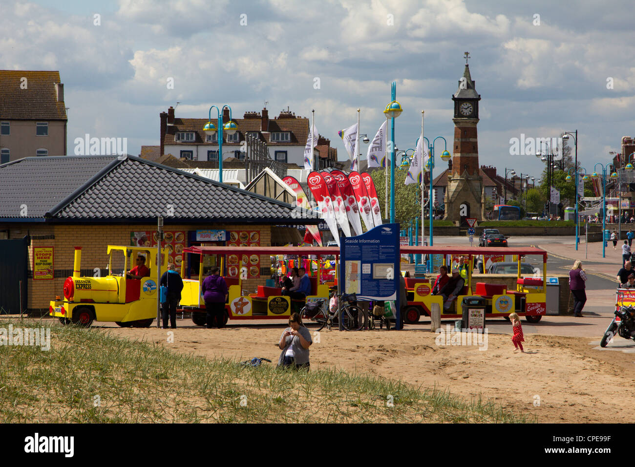 Station balnéaire de skegness Lincolnshire en Angleterre Banque D'Images