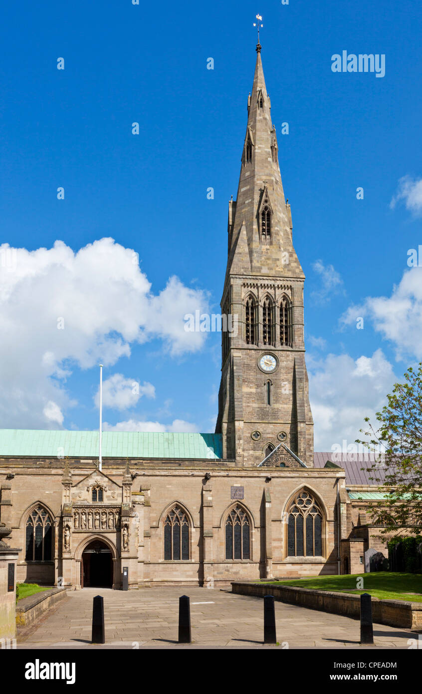 Cathédrale de Leicester Leicestershire Angleterre UK GB EU Europe Banque D'Images