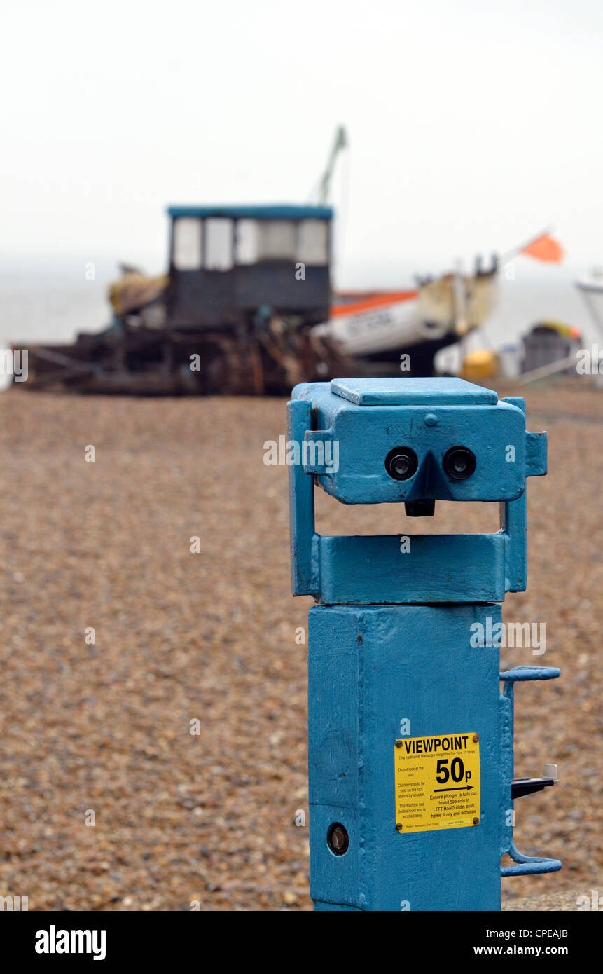 Jumelles de visualisation uk suffolk aldeburgh Banque D'Images