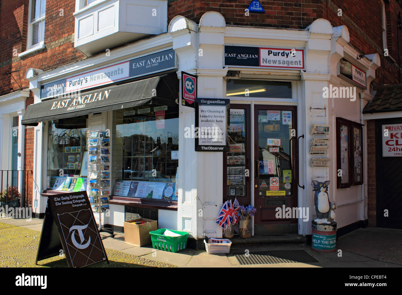 Marchand de Purdy's shop UK Angleterre Suffolk Southwold Banque D'Images