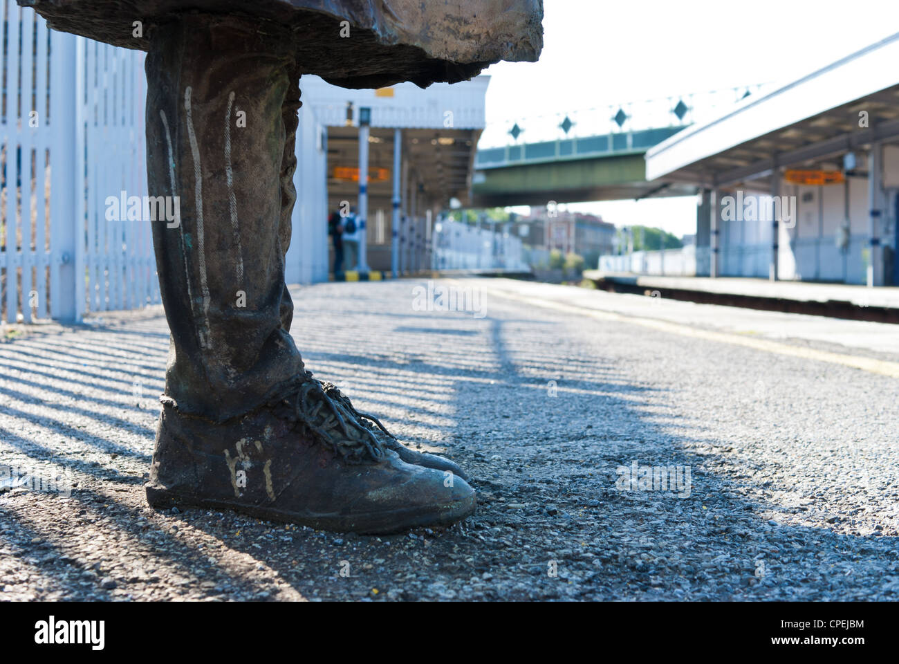 pieds de statue Banque D'Images