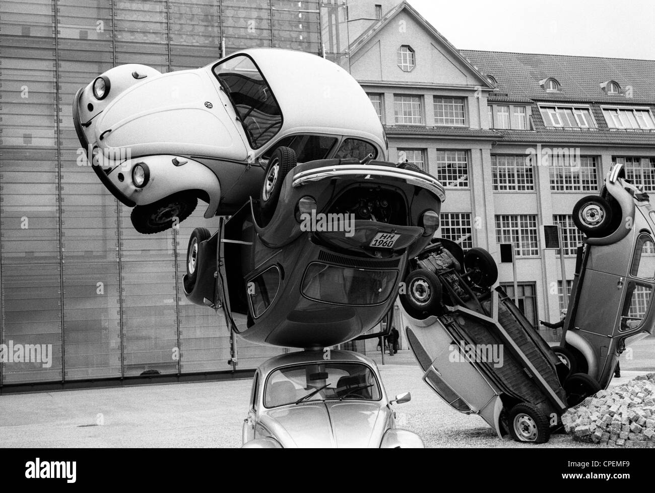 Culture automobile exposition musée ZKM Karlsruhe Baden-Württemberg, Allemagne Banque D'Images