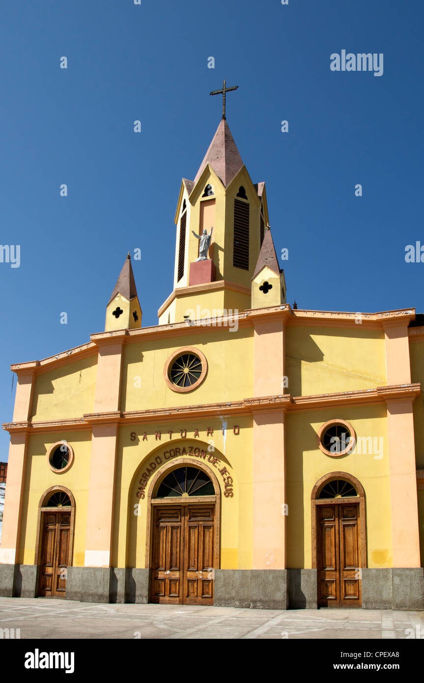 Sagrado Corazon de Jesus Church Iquique Chili Banque D'Images