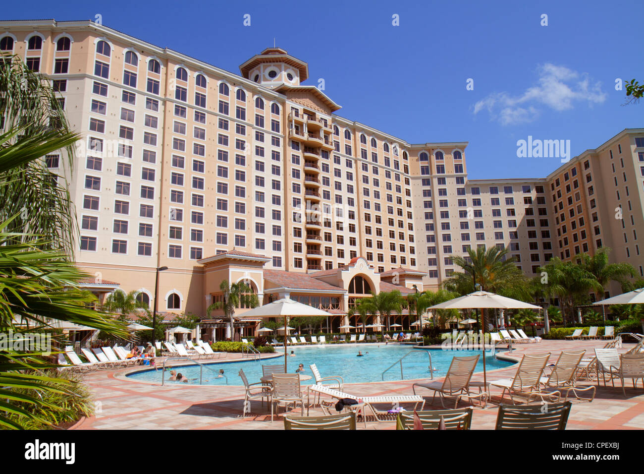 Orlando Florida,Rosen Shingle Creek,hôtel,complexe,extérieur,devant,entrée,propriété,piscine,FL120506004 Banque D'Images