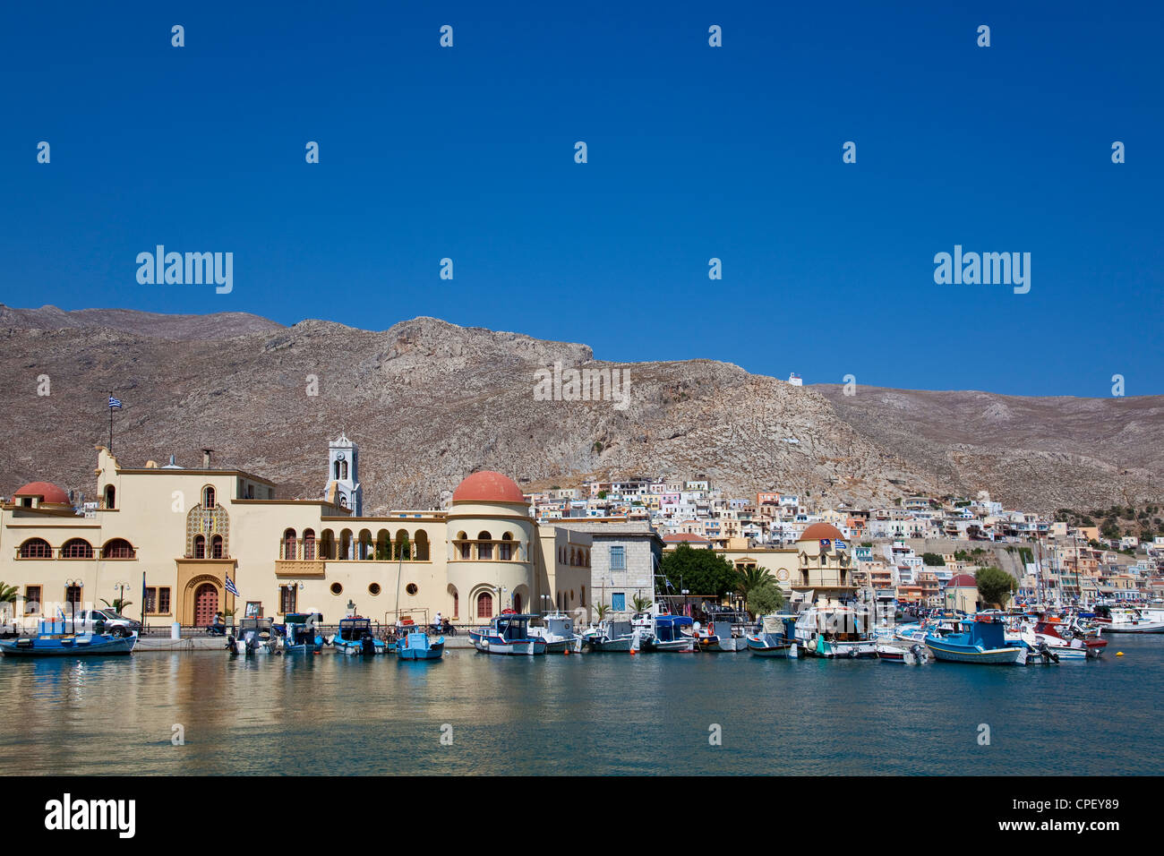 L'île de Kalymnos dans le Dodécanèse, Grèce Banque D'Images