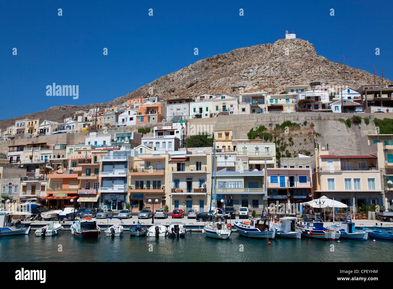 L'île de Kalymnos dans le Dodécanèse, Grèce Banque D'Images