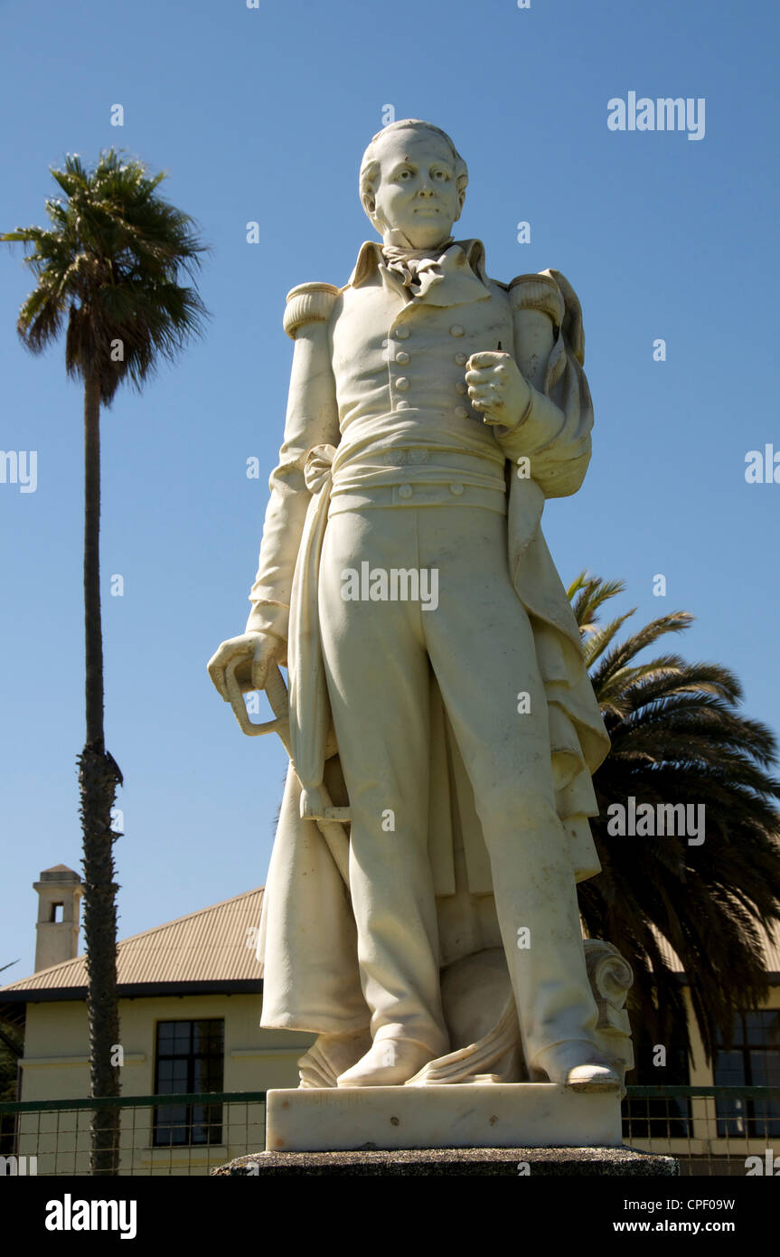 Statue de Lord Cochrane Vina del Mar Chili Banque D'Images