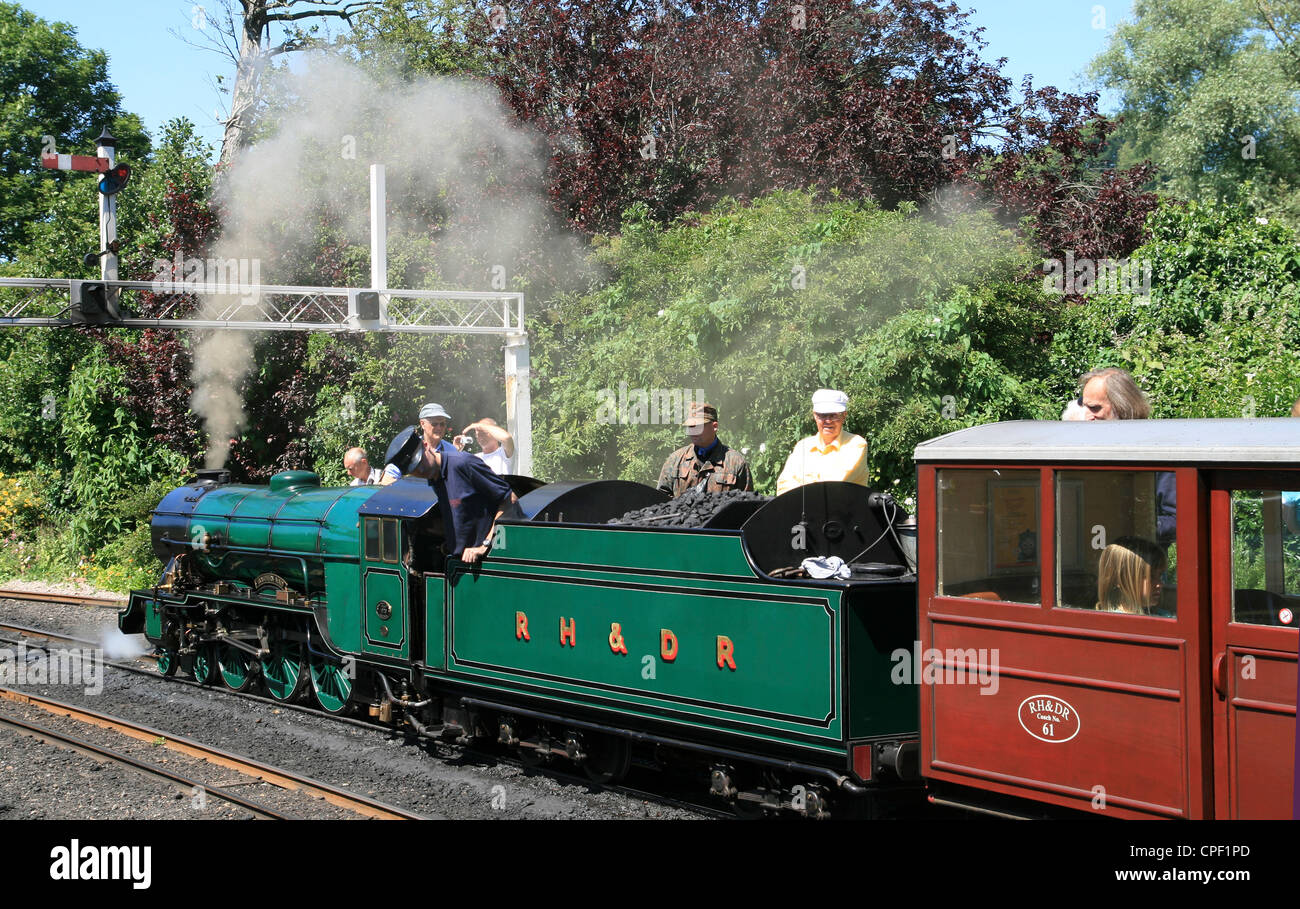 Romney Hythe et Dymchurch Railway Hythe Kent England UK Banque D'Images