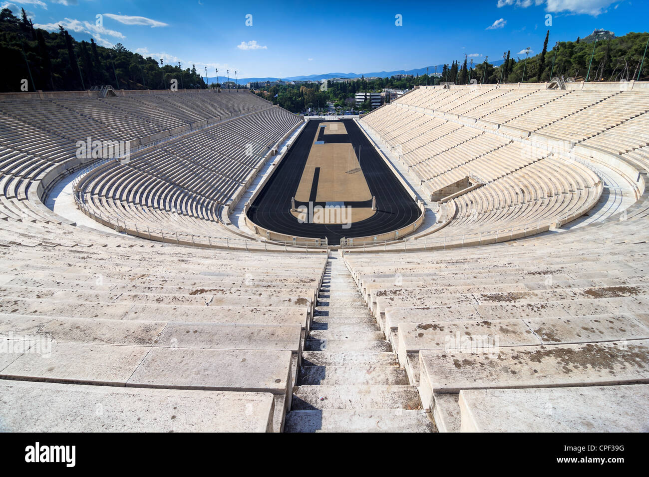 Stade Panathénaïque d'Athènes Grèce Banque D'Images