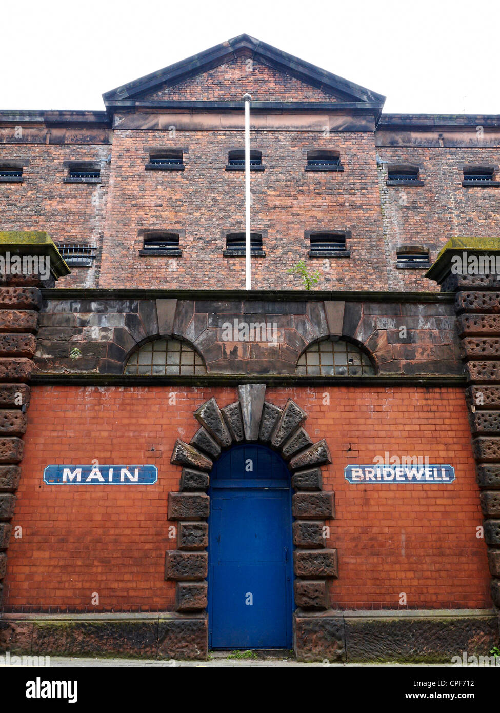 Bridewell principal était un ancien poste de police, et la prison à Liverpool UK Banque D'Images