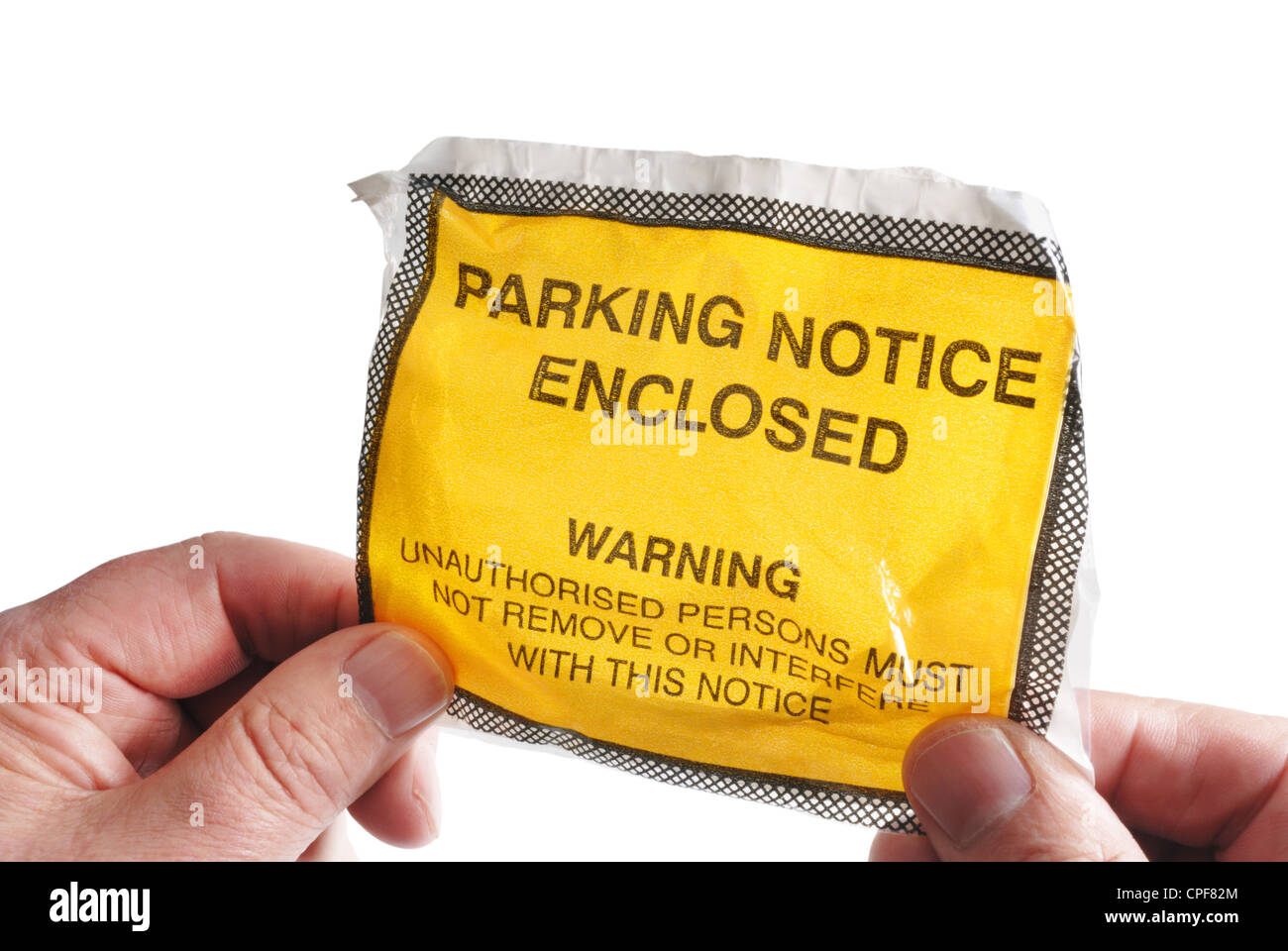 Ticket de parking - John Gollop Banque D'Images