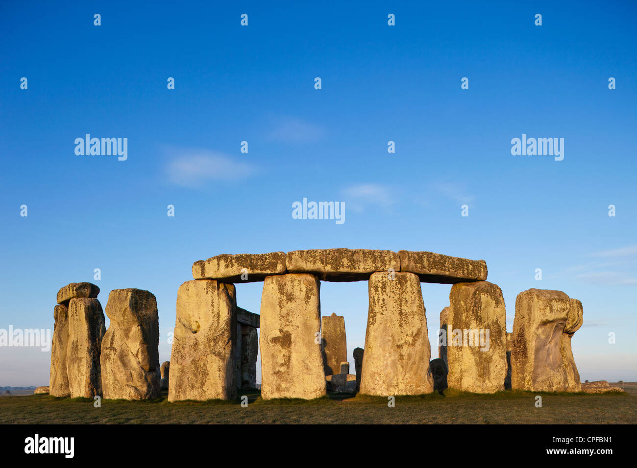 L'Angleterre, dans le Wiltshire, Stonehenge Banque D'Images
