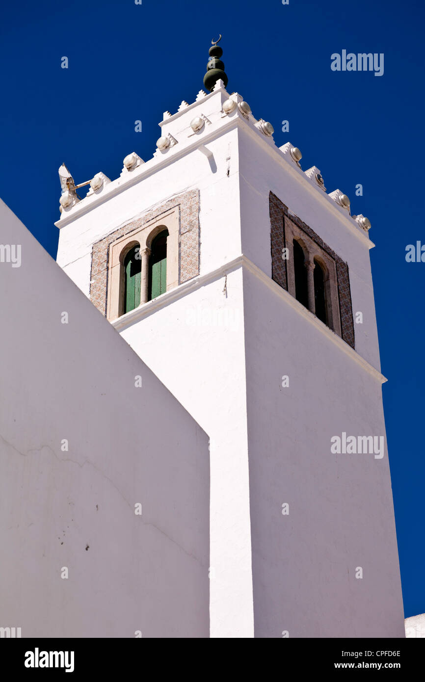 La mosquée de Sidi Bou Saïd, Tunisie Banque D'Images