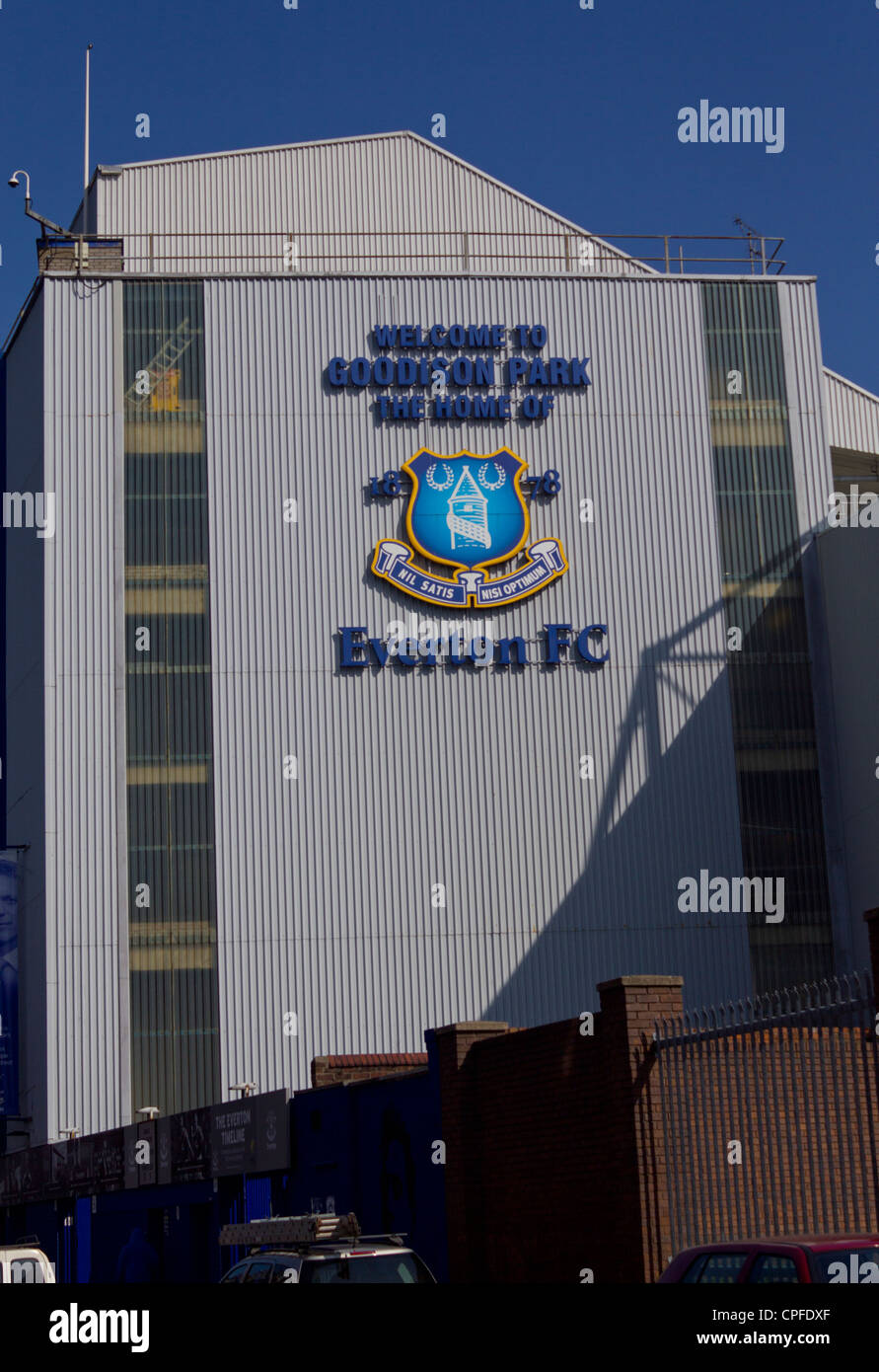 Extérieur de Goodison Park, Home Club de football Everton Banque D'Images