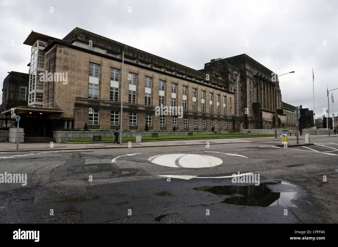 St Andrews House (admin bureaux pour le Parlement écossais) au centre d'Édimbourg, en Écosse. Banque D'Images