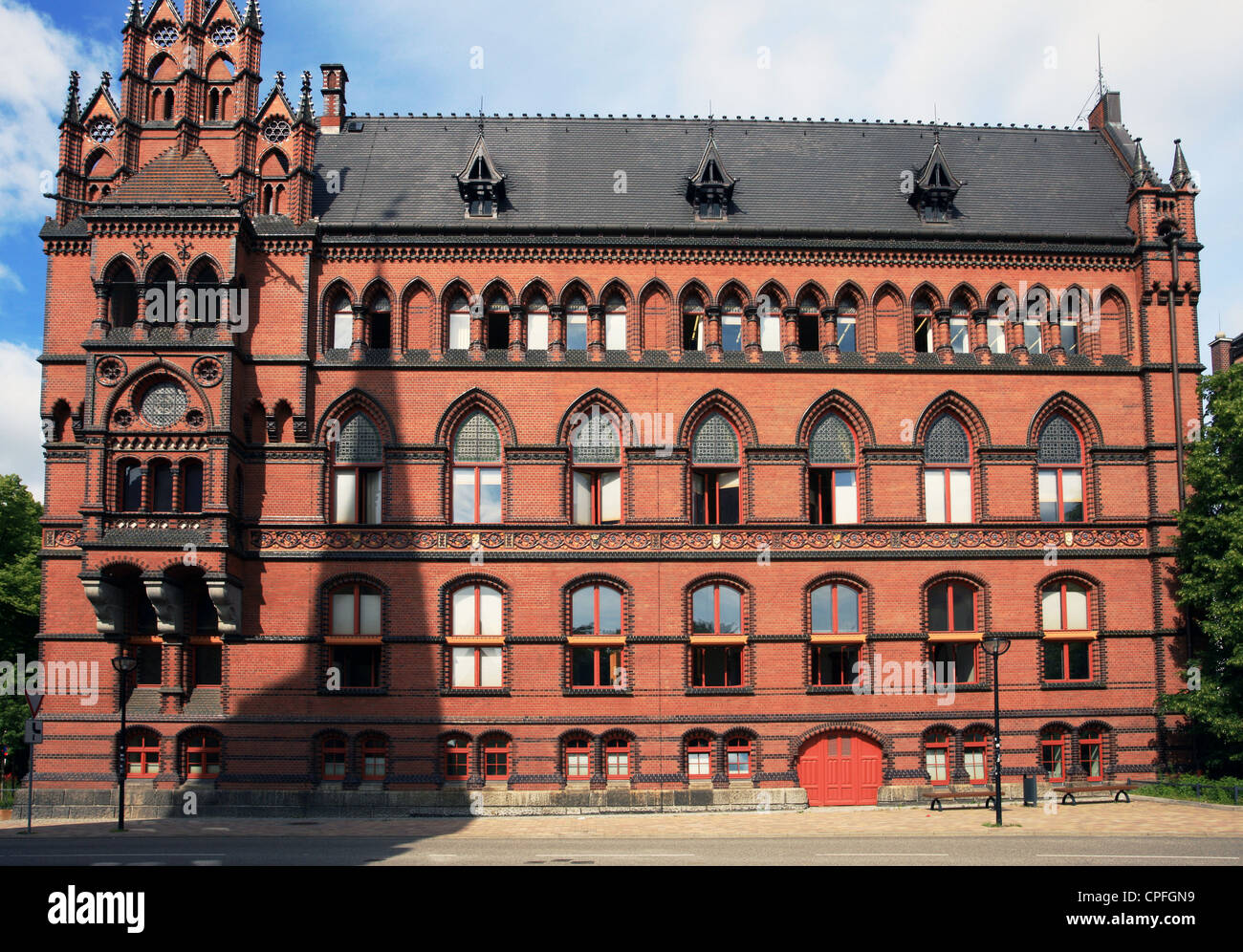 Le bâtiment Standehaus à Rostock en Allemagne Banque D'Images