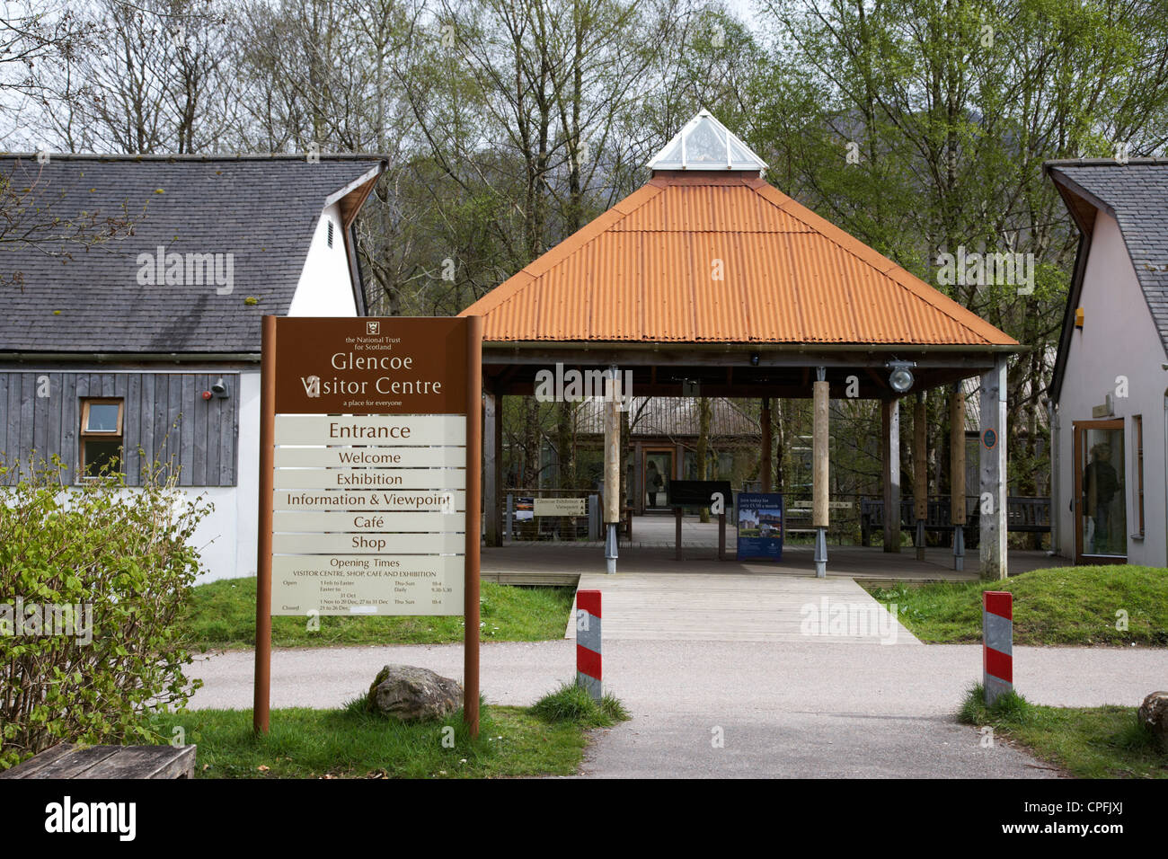 Glencoe visitor centre national trust scotland highlands scotland uk Banque D'Images