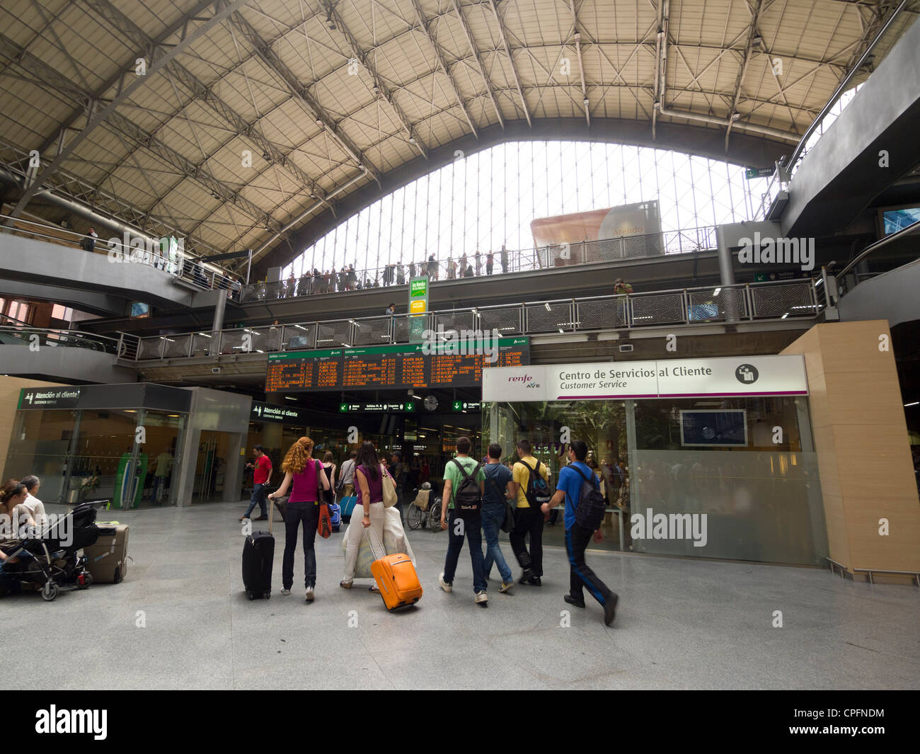 La gare d'Atocha à Madrid, Espagne Banque D'Images