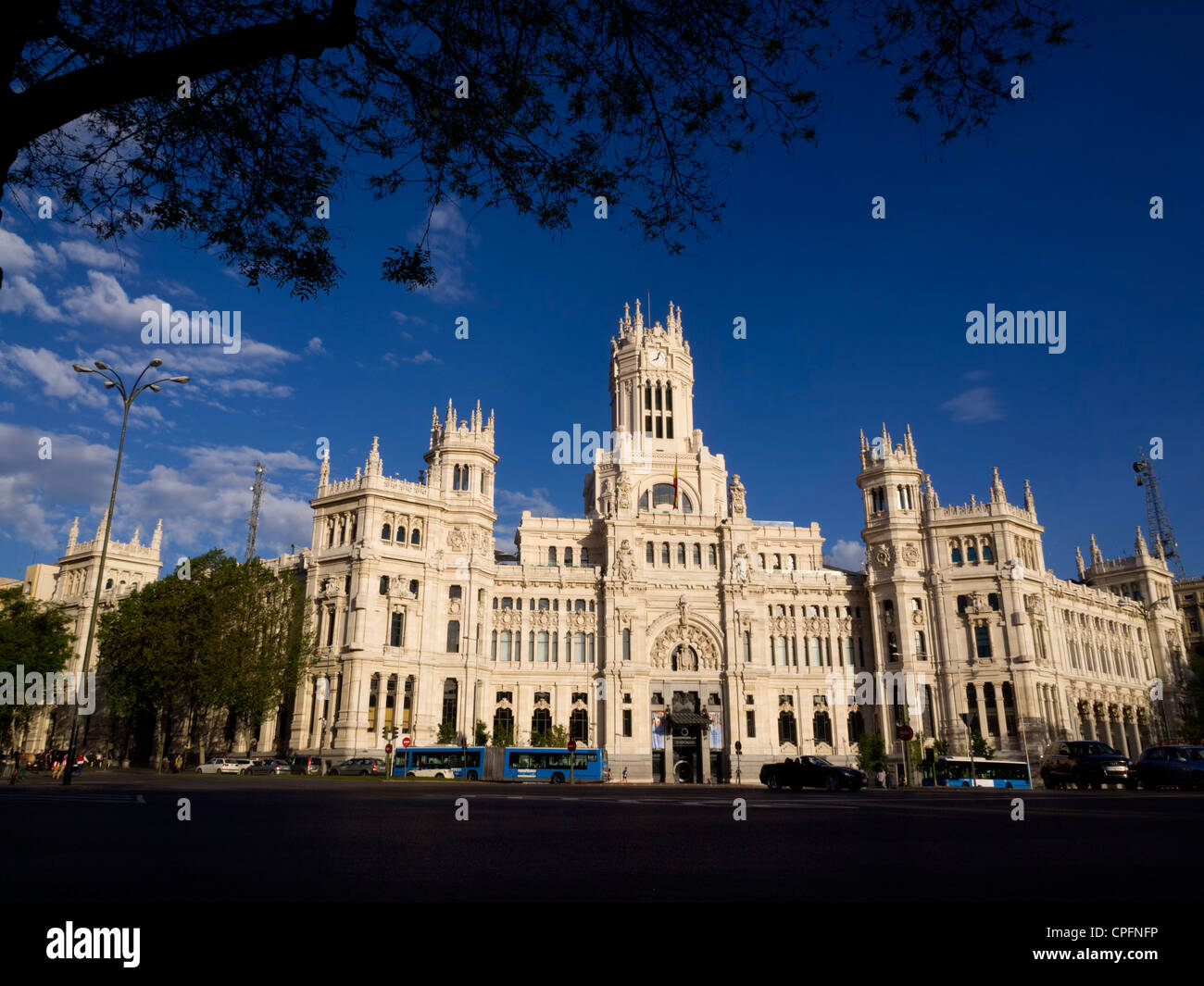 Palais Cybele alias Palais des communications, Madrid, Espagne Banque D'Images