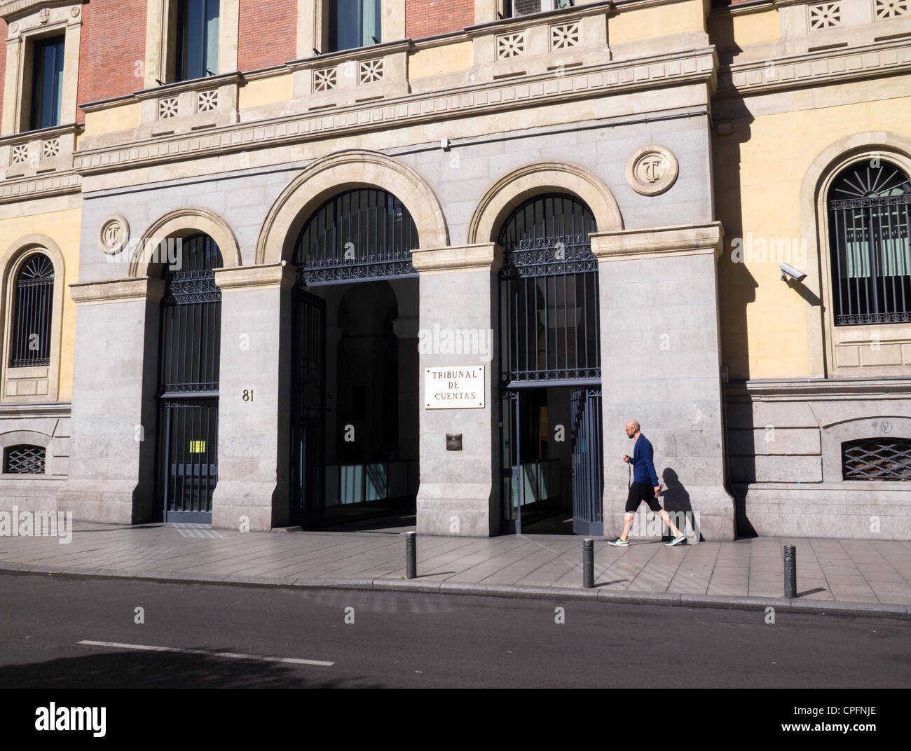 Cour des comptes à Madrid, Espagne Banque D'Images