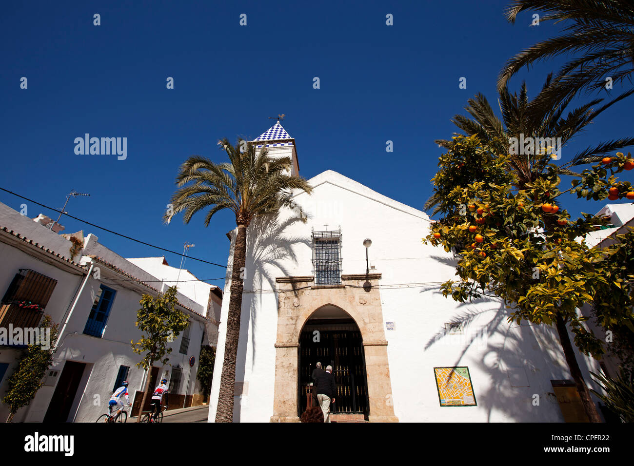 Ermitage Santo Cristo de la vieille ville de Marbella Malaga Costa del Sol Andalousie Espagne Banque D'Images