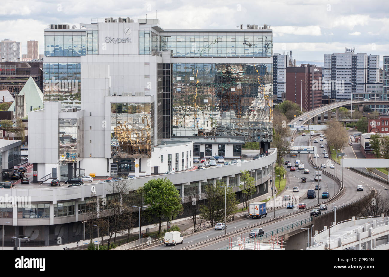 Une vue sur le centre-ville de Glasgow, Ecosse Banque D'Images