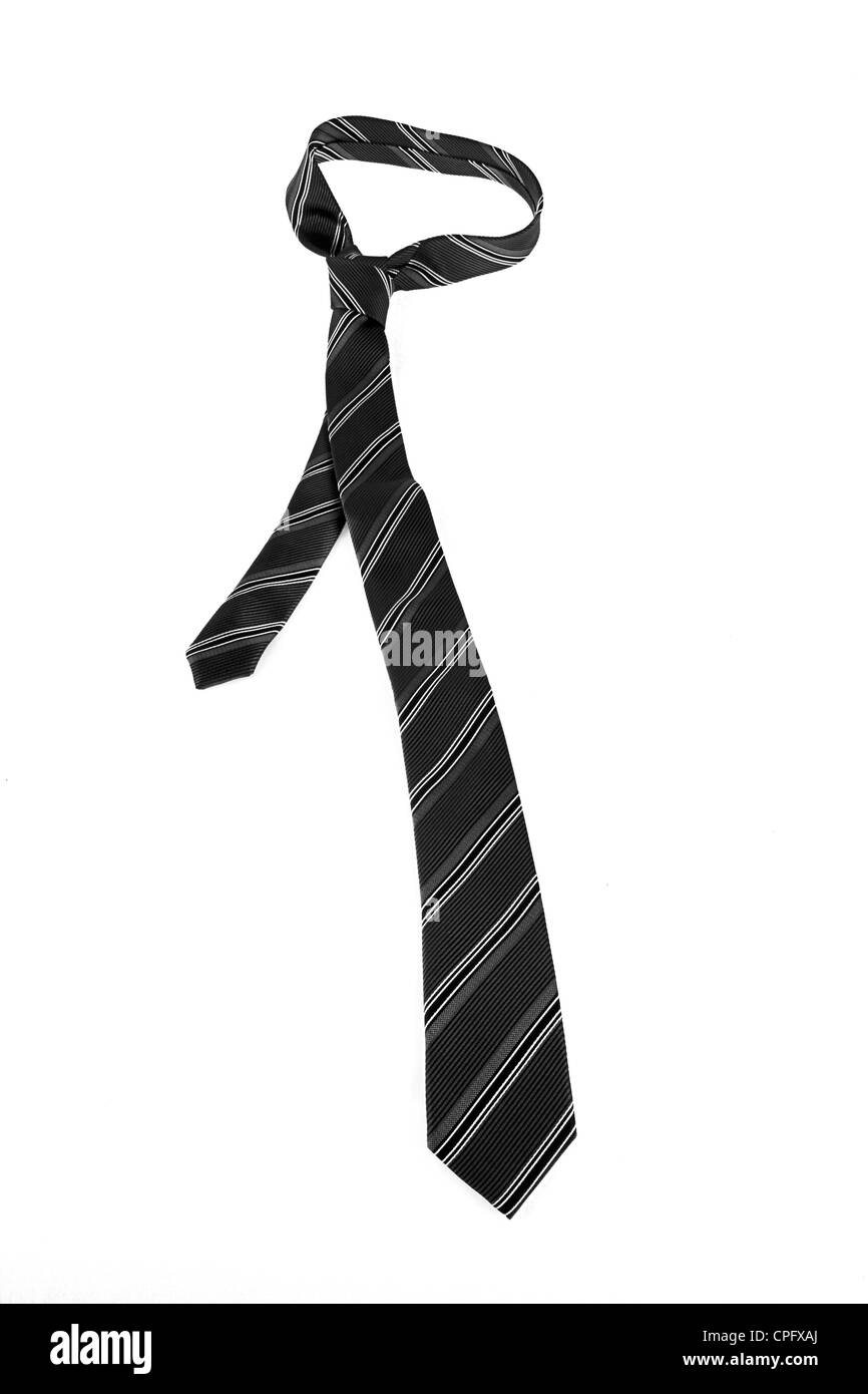 Neck Tie on white Banque D'Images