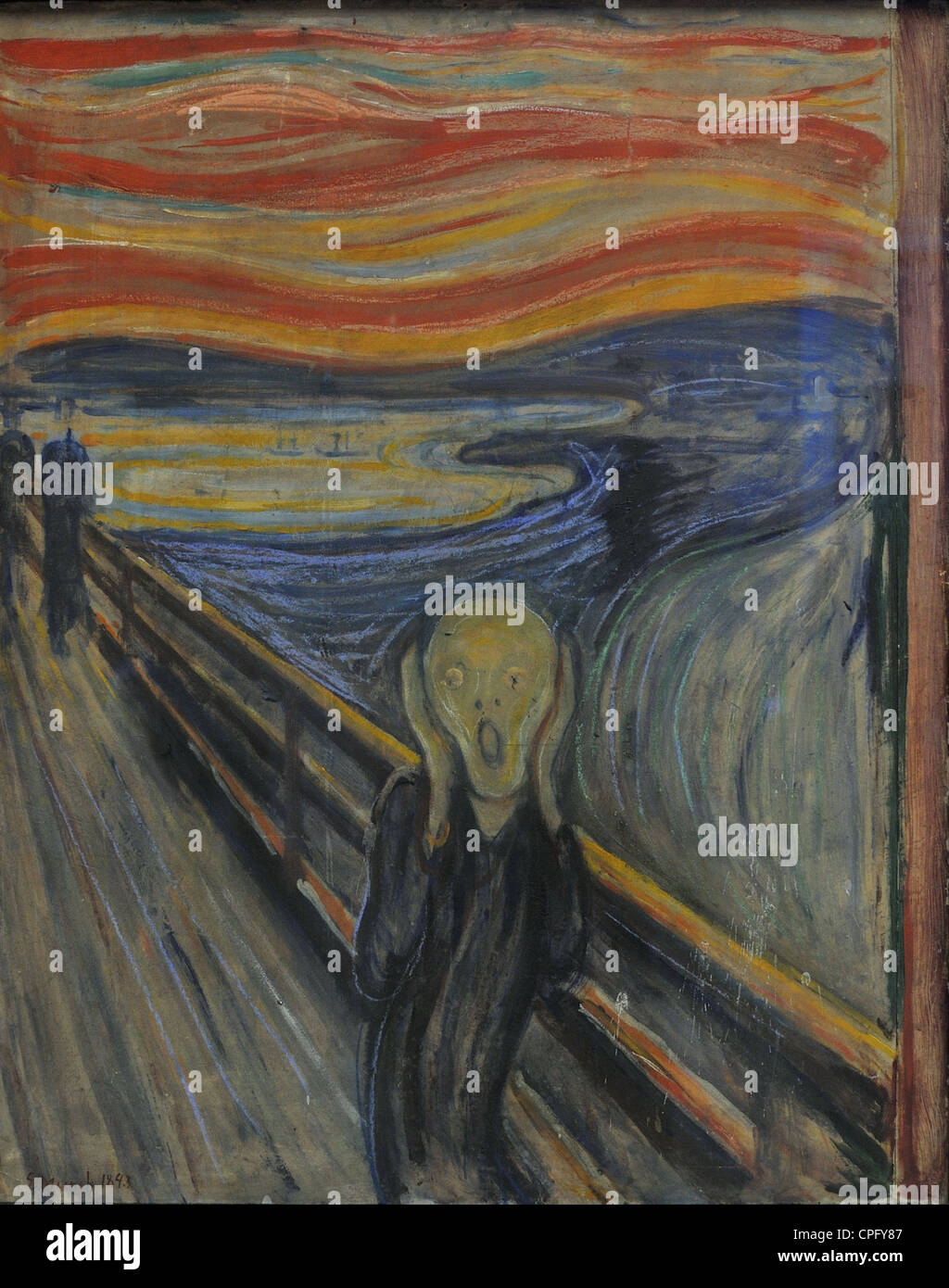 Edvard Munch, crier ou pleurer, Skrik, National Gallery, Oslo, Norvège Banque D'Images
