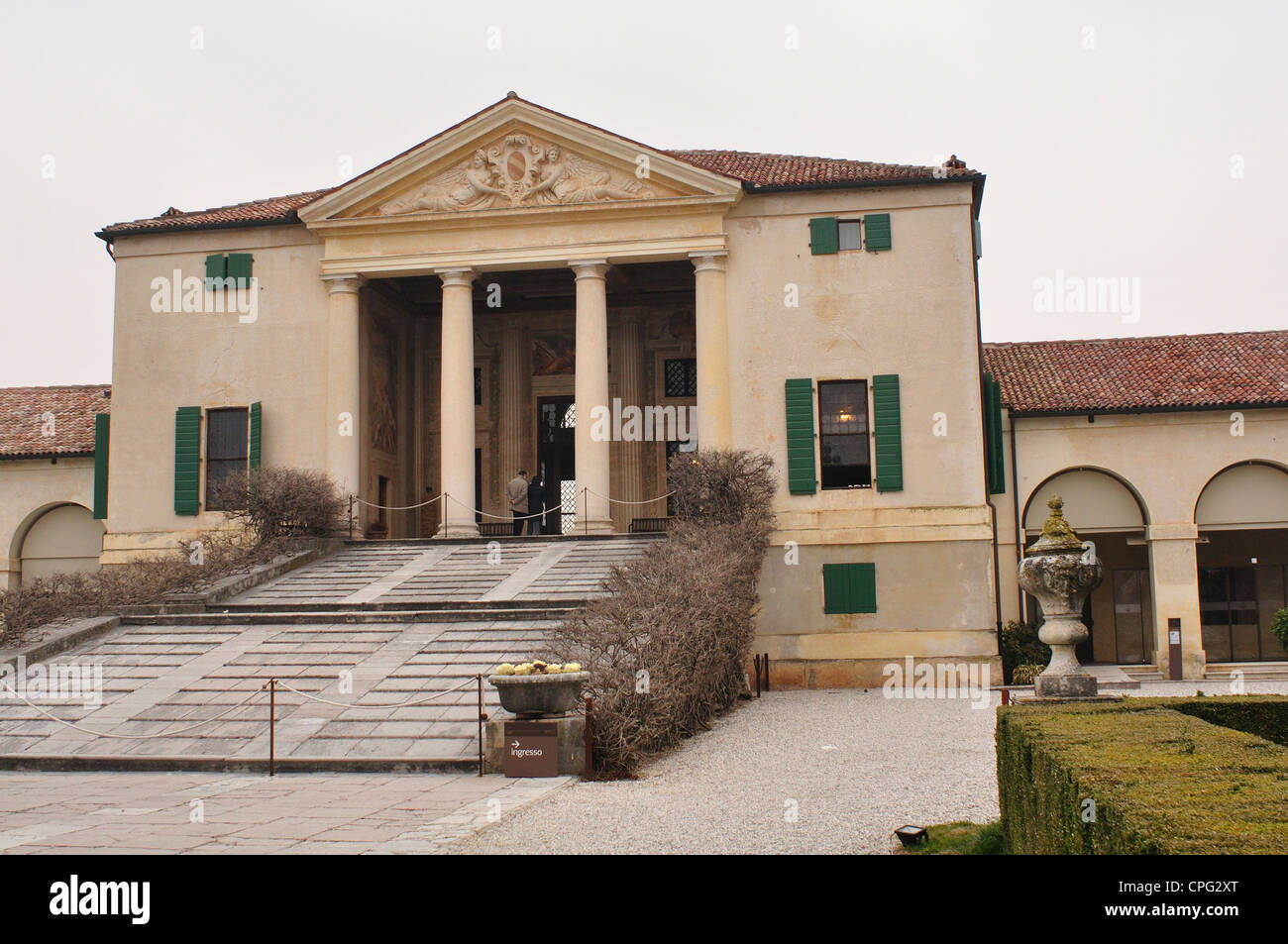 Italie, Vénétie, Fanzolo di Vedelago, Villa Emo, architecte Andrea Palladio Banque D'Images