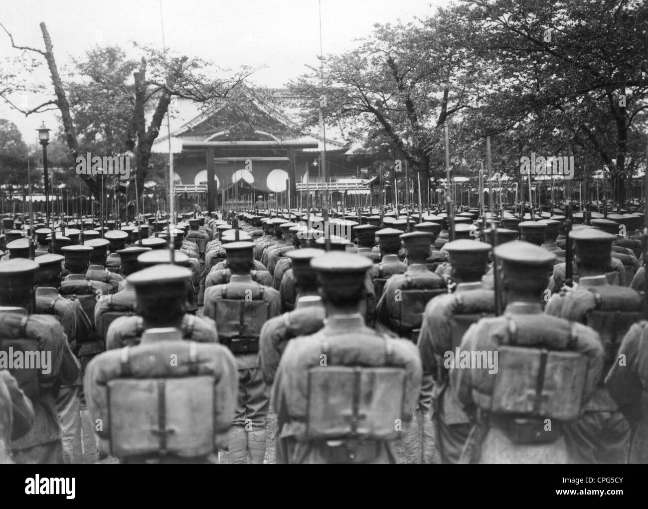 Événement, deuxième guerre sino-japonaise 1937 - 1945, Japon, soldats japonais à un défilé, Tokyo 25.4.1938, Asie, 20e siècle, historique, historique, sino-japonais, militaire, troupes, infanterie, années 1930, peuple, droits additionnels-Clearences-non disponible Banque D'Images