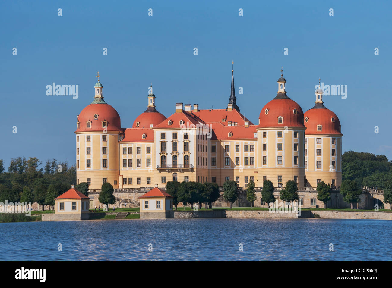 Schloss Moritzburg, Sachsen Deutschland, Europa | Château de Moritzburg, Saxe, Allemagne, Europe Banque D'Images