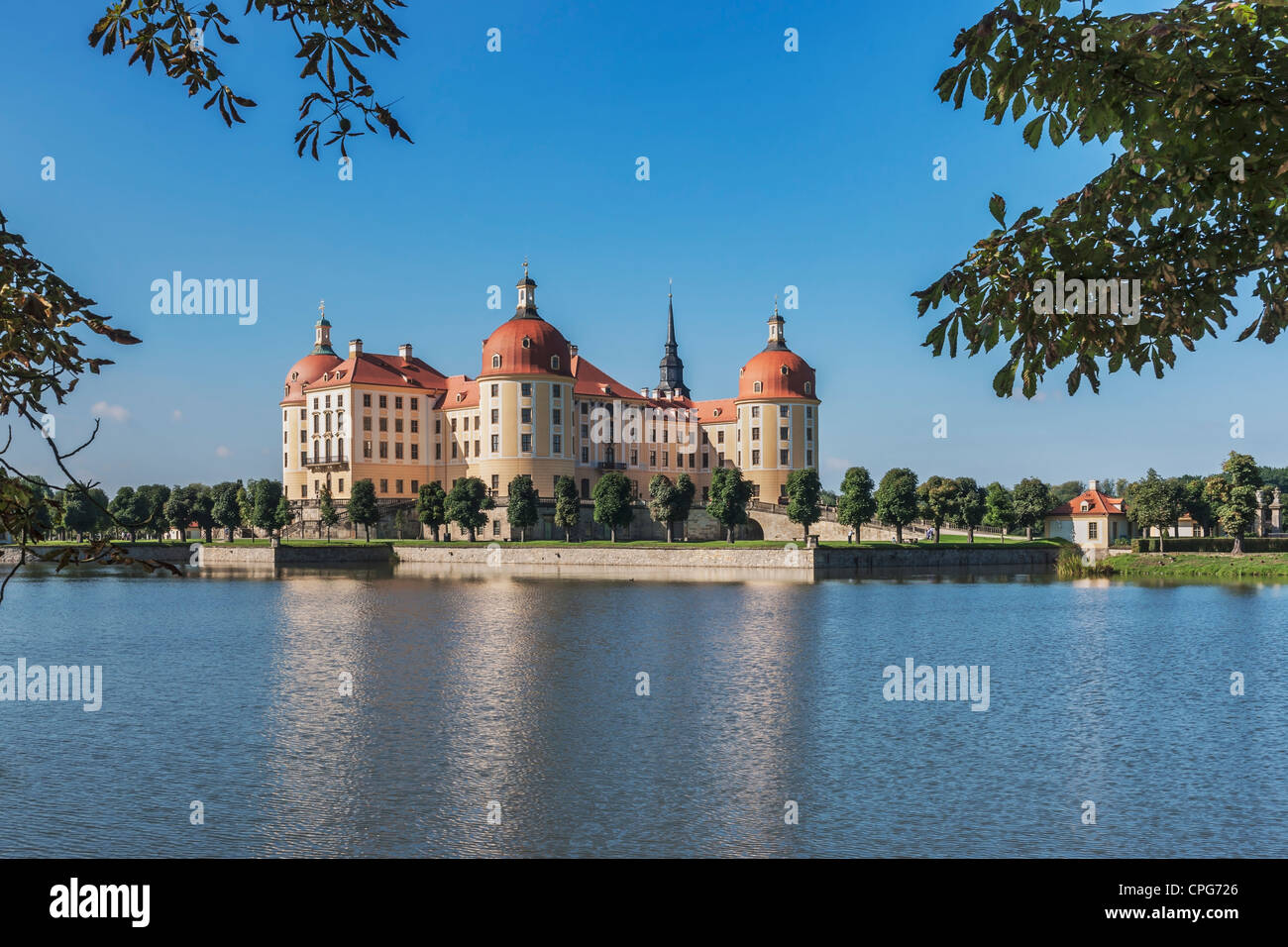 Schloss Moritzburg, Sachsen Deutschland, Europa | Château de Moritzburg, Saxe, Allemagne, Europe Banque D'Images