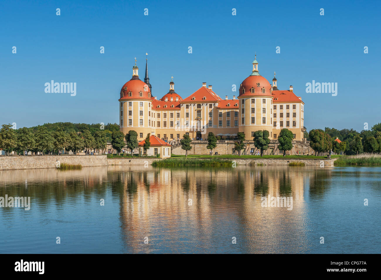 Schloss Moritzburg, Sachsen Deutschland, Europa | Château de Moritzburg, Saxe, Allemagne, Europe Banque D'Images